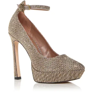 9557240609 Womens Rhinestone Manmade Ankle Strap