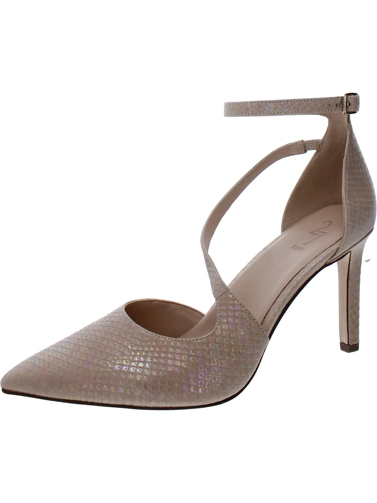 Abilyn Womens Comfort Insole Pointed Toe Ankle Strap