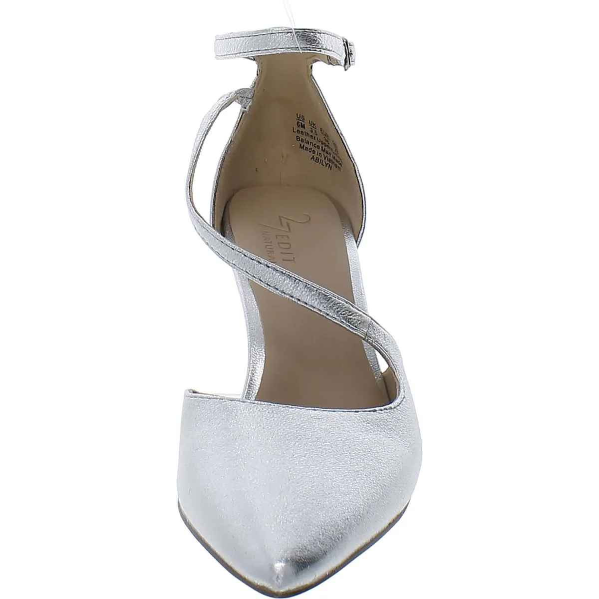 Abilyn Womens Comfort Insole Pointed Toe Ankle Strap