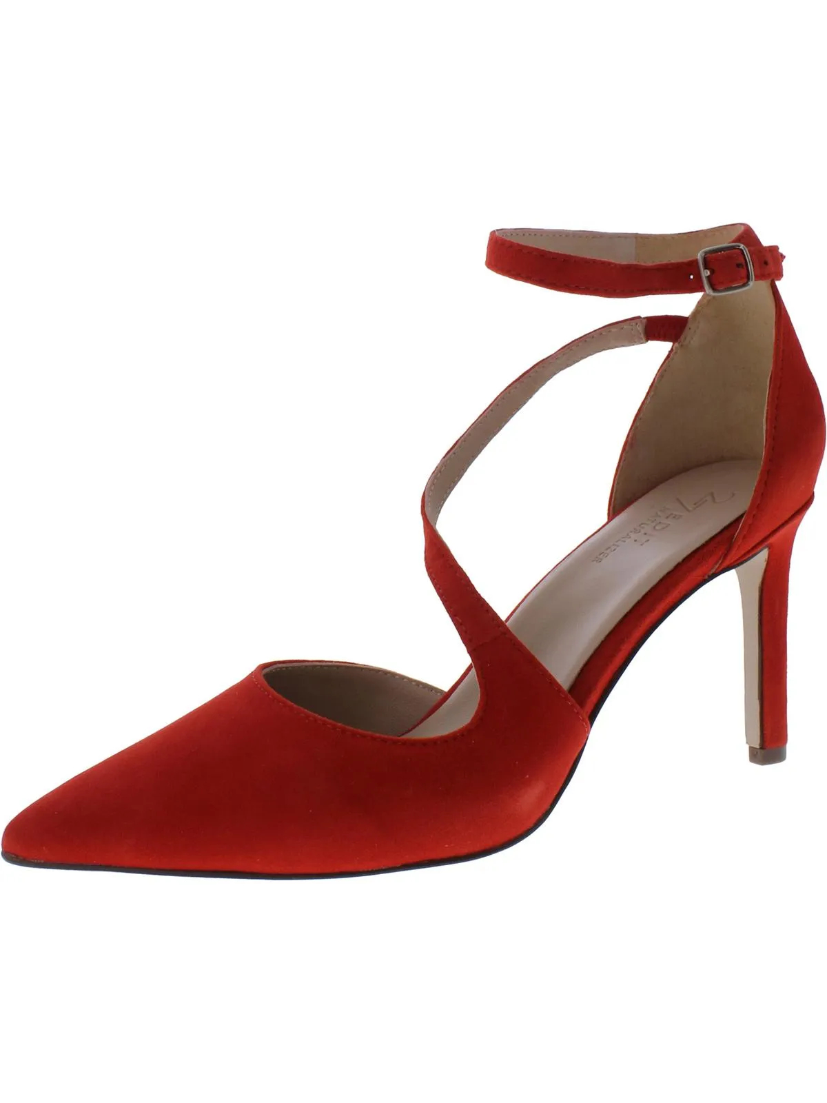 Abilyn Womens Comfort Insole Pointed Toe Ankle Strap