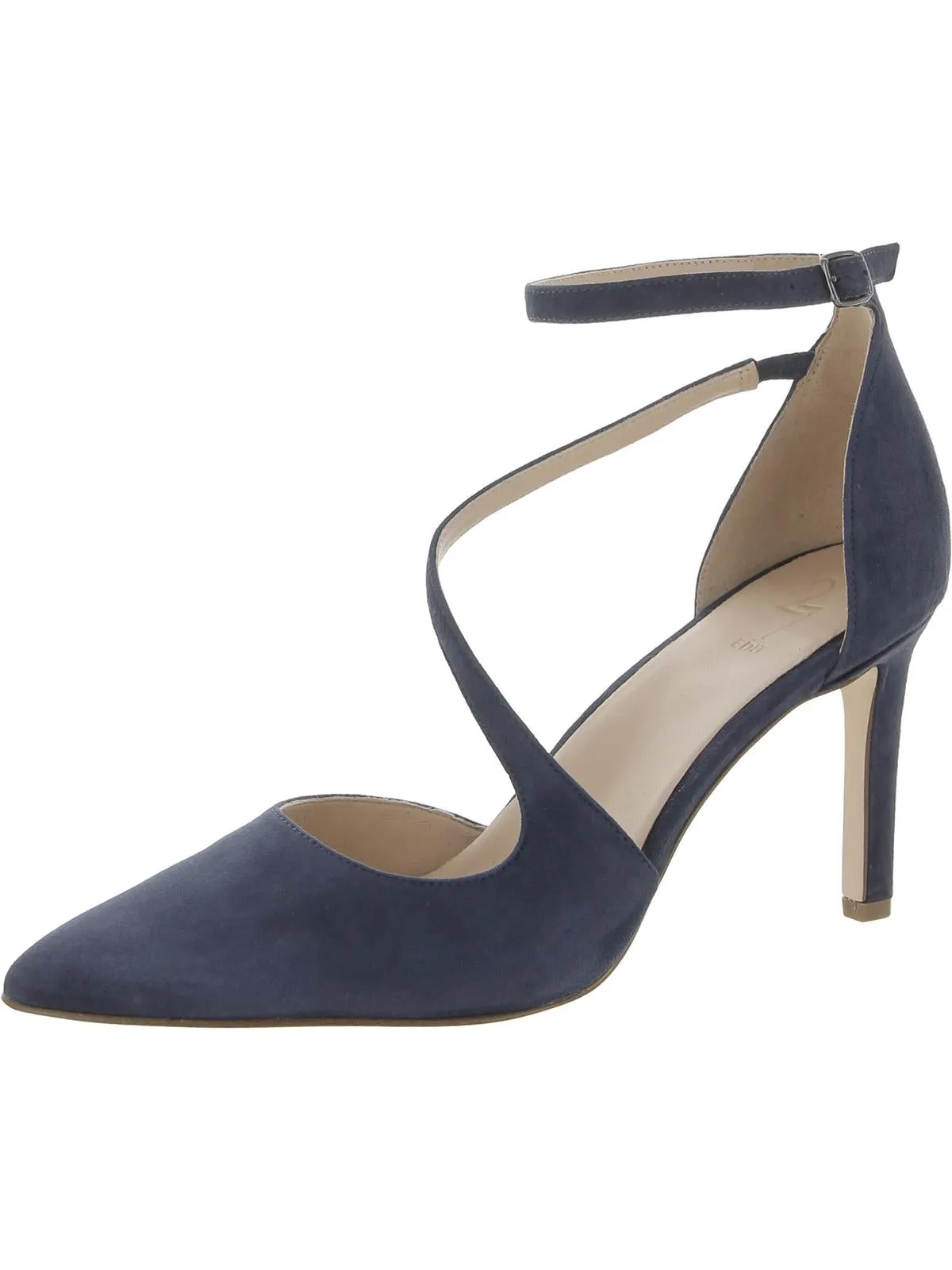 Abilyn Womens Comfort Insole Pointed Toe Ankle Strap