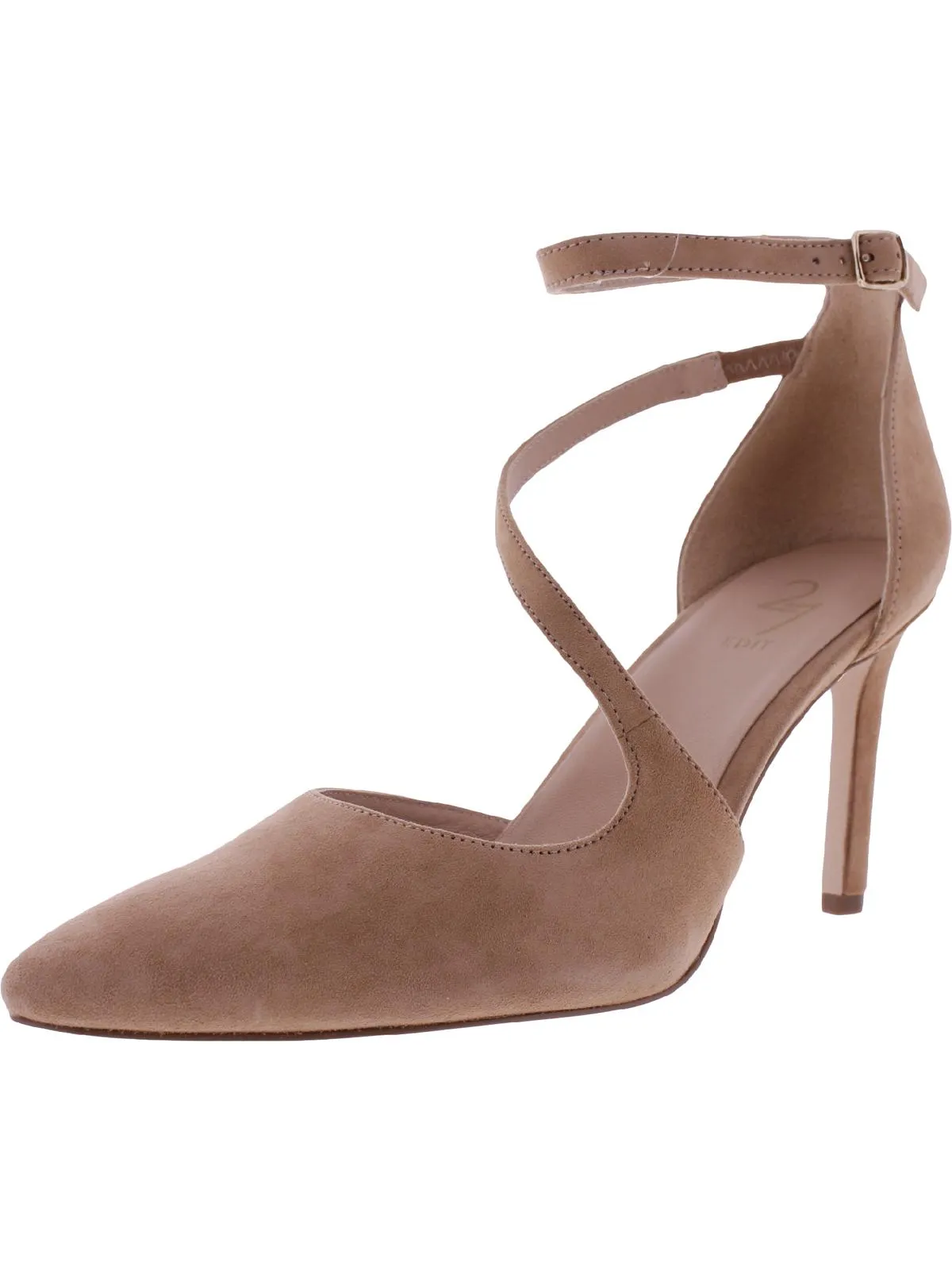 Abilyn Womens Comfort Insole Pointed Toe Ankle Strap