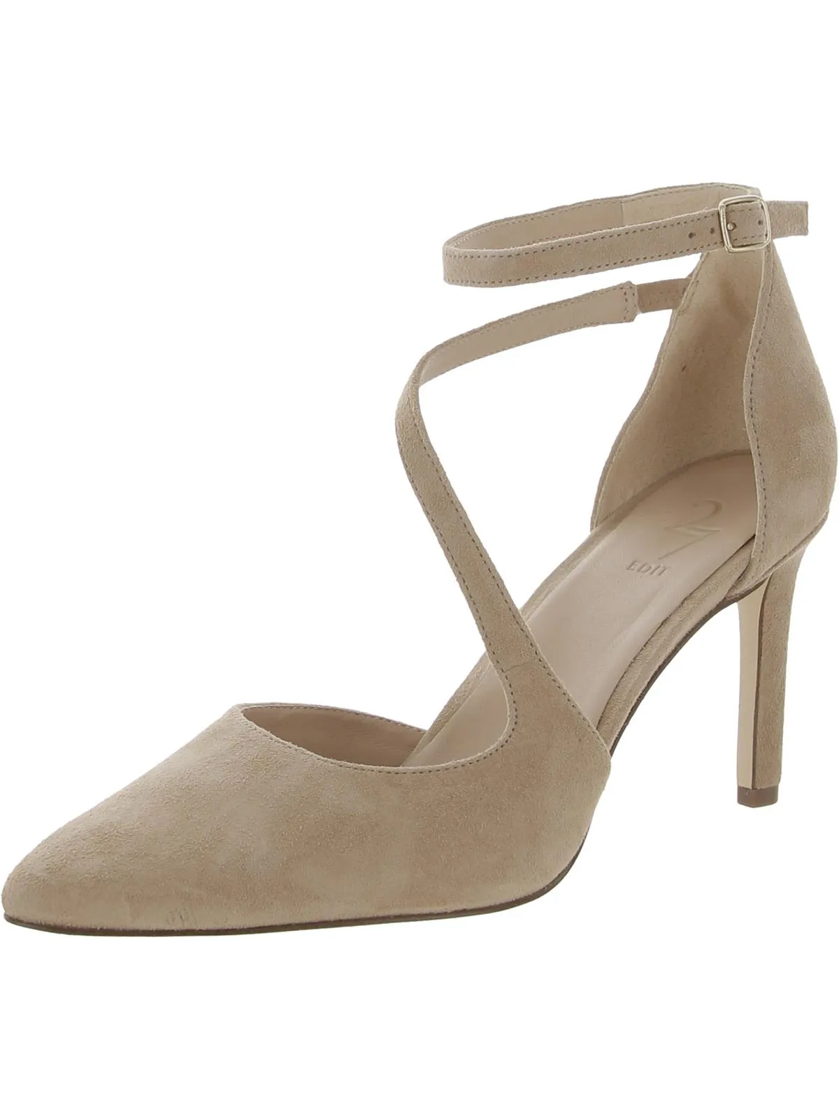 Abilyn Womens Comfort Insole Pointed Toe Ankle Strap