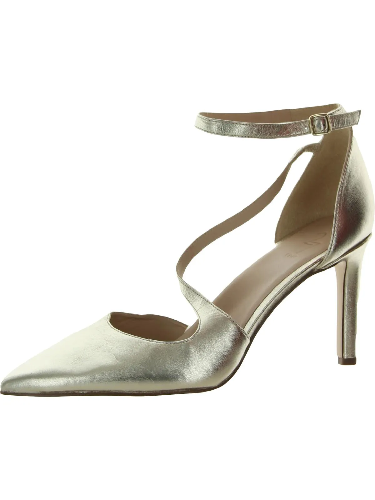Abilyn Womens Comfort Insole Pointed Toe Ankle Strap