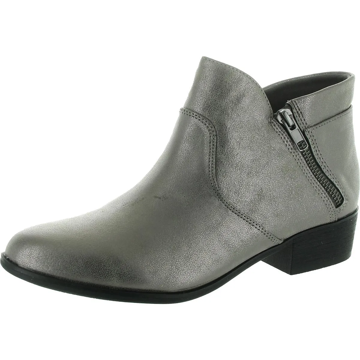 Adelinee Womens Zipper Ankle Boots