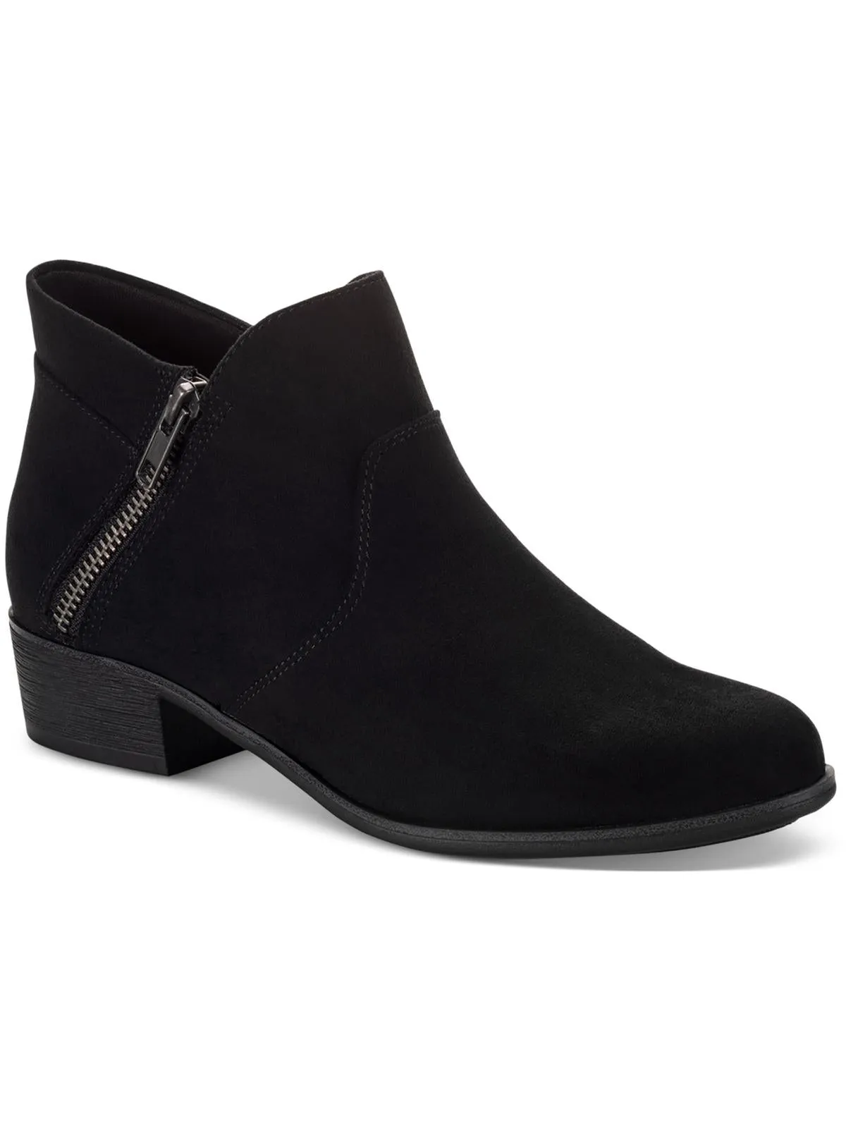 Adelinee Womens Zipper Ankle Boots