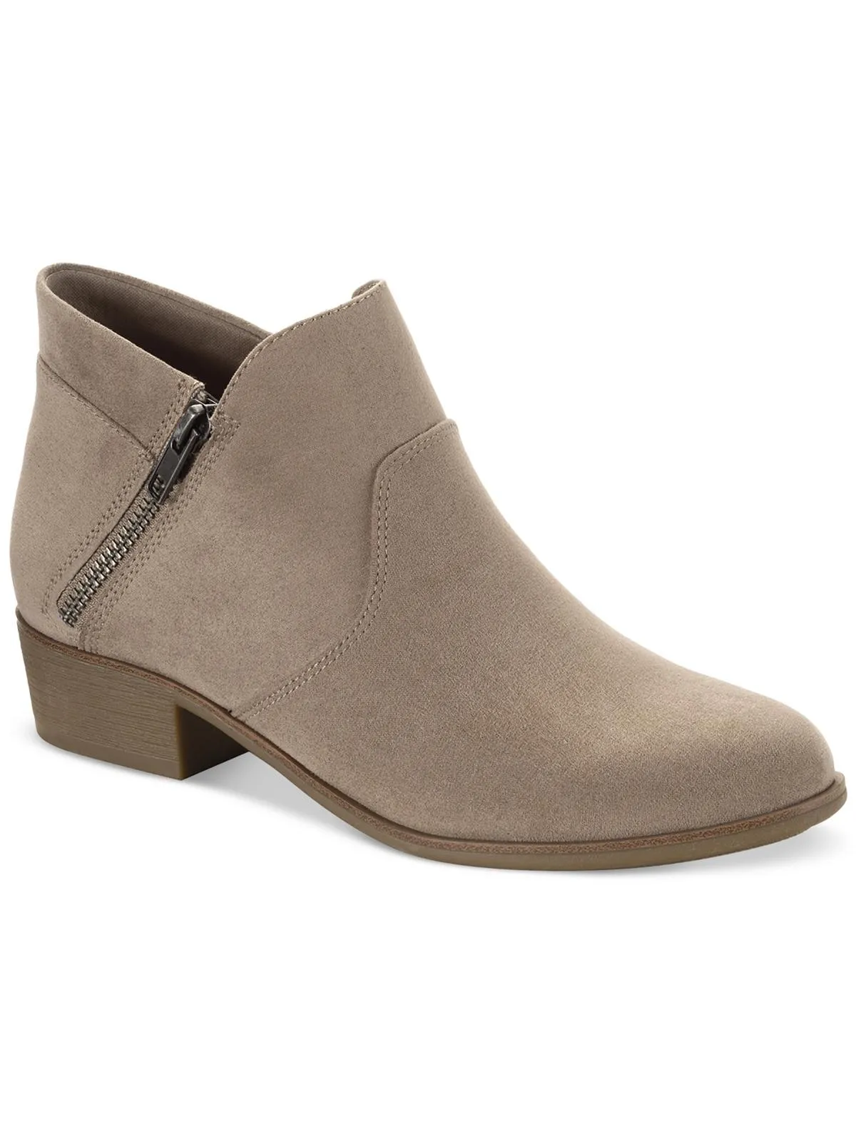 Adelinee Womens Zipper Ankle Boots
