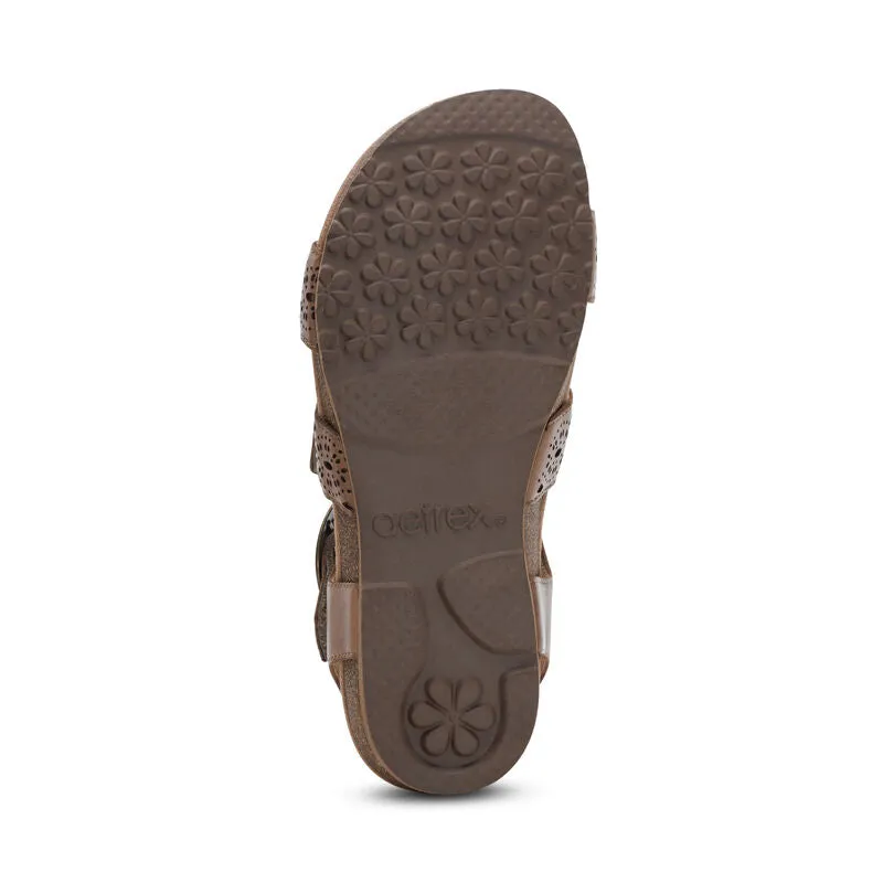 AETREX LILLY TAUPE CUTOUT