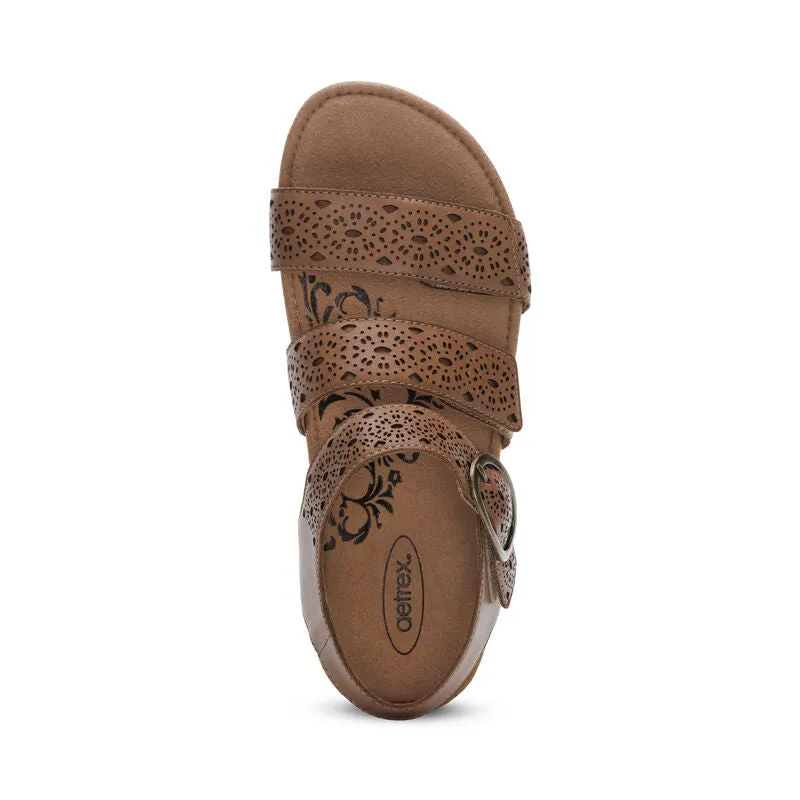 AETREX LILLY TAUPE CUTOUT