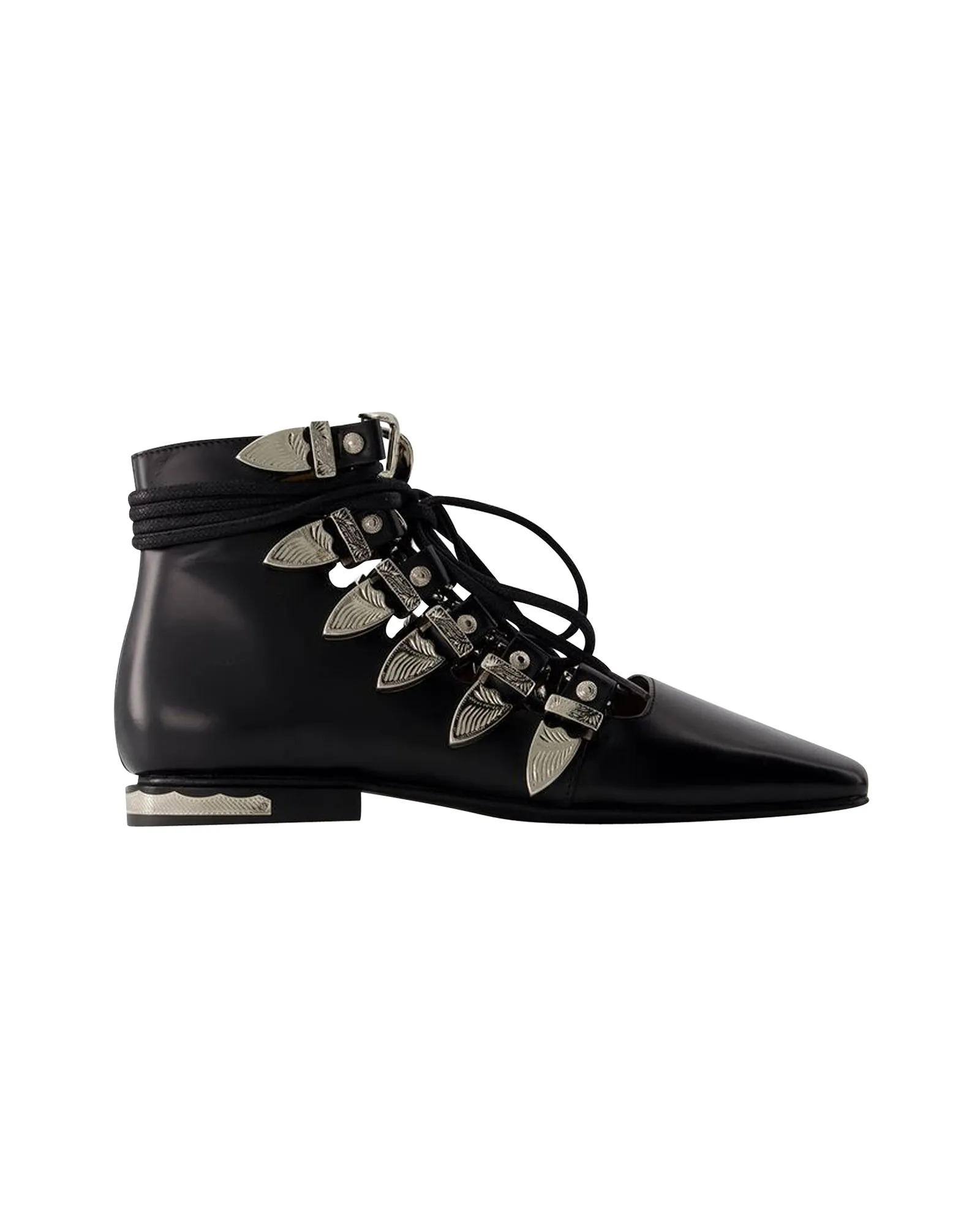 Aj1284 Ankle Boots - Toga Pulla - Leather - Black