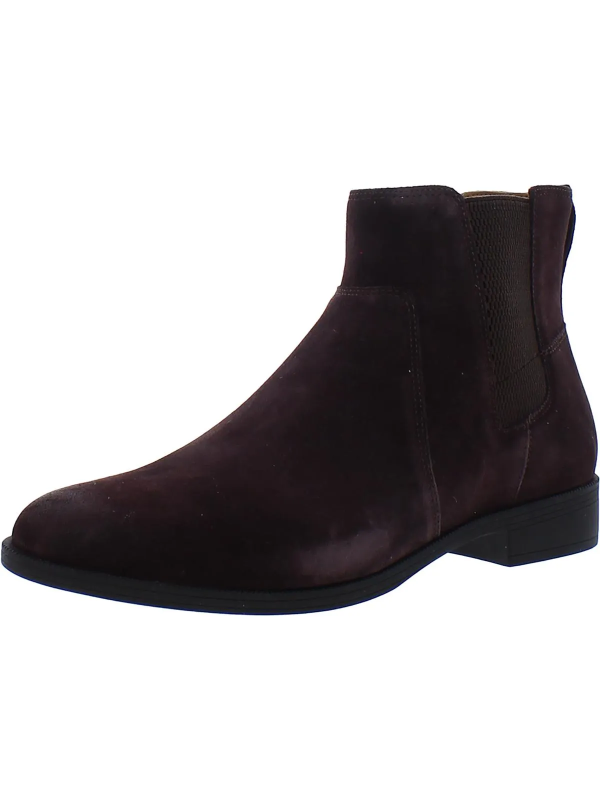 Alana Womens Suede Ankle Chelsea Boots