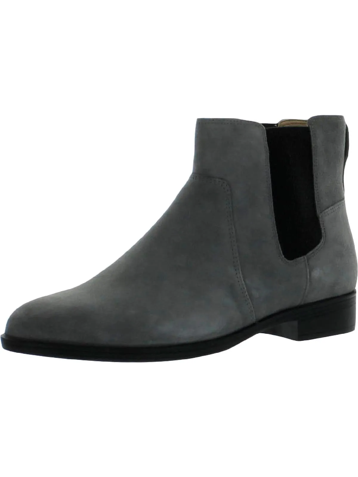 Alana Womens Suede Ankle Chelsea Boots