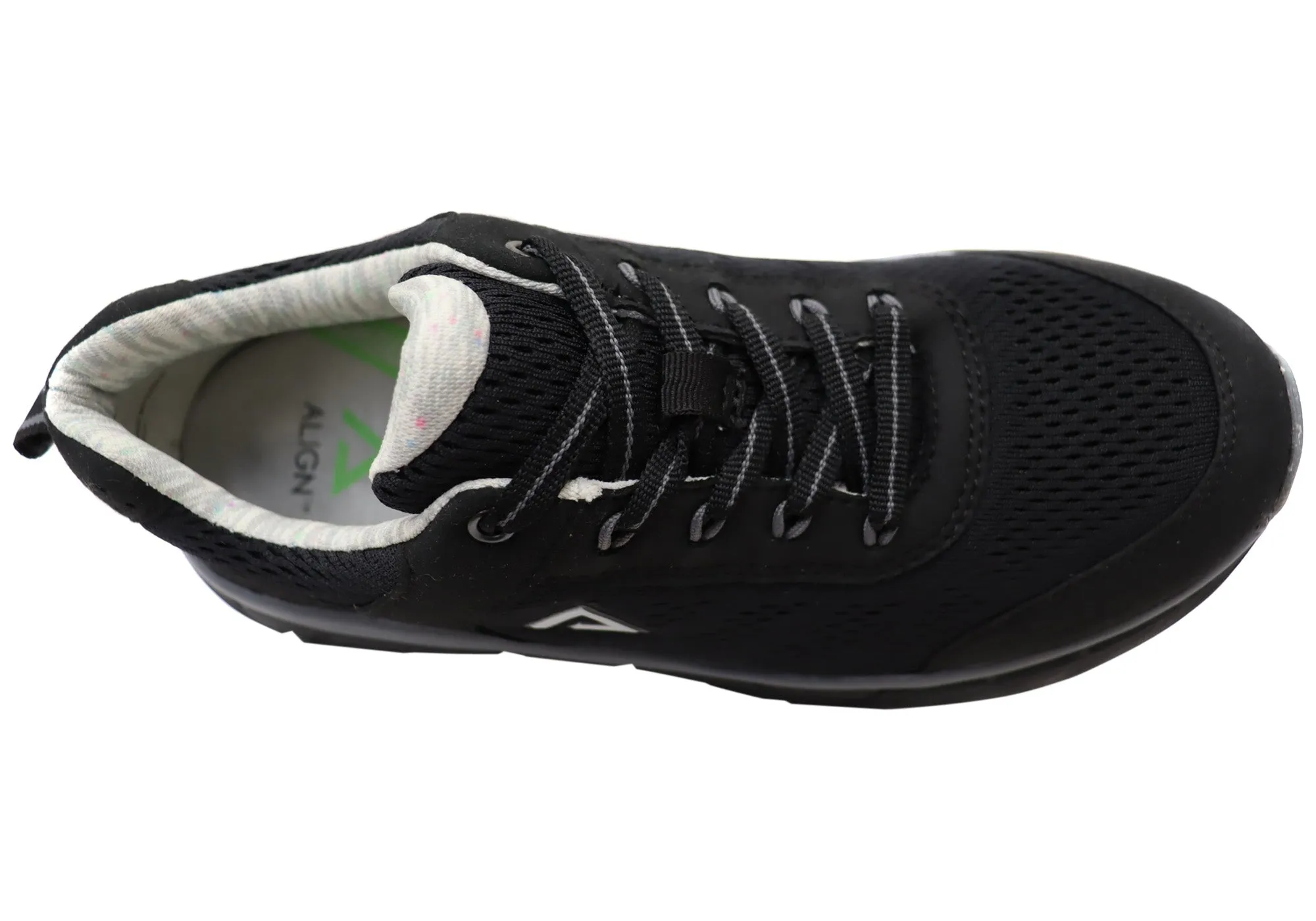 Align Vixie Womens Supportive Wide Fit Arch Support Lace Up Shoes Align Shoes