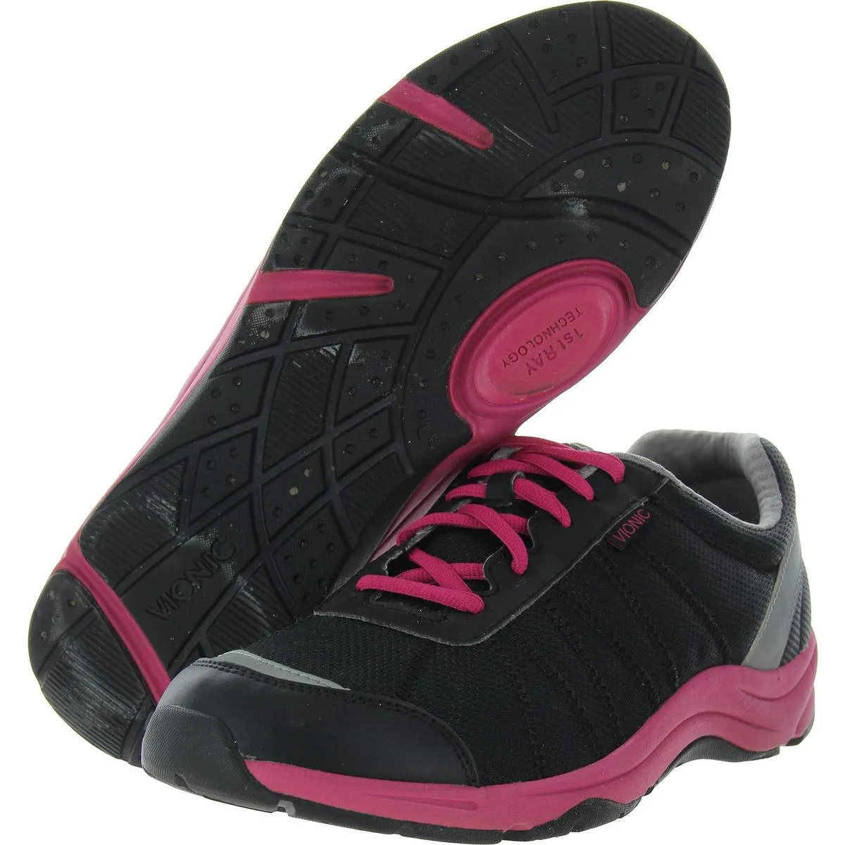 Alliance Womens Mesh Lace-Up Walking Shoes