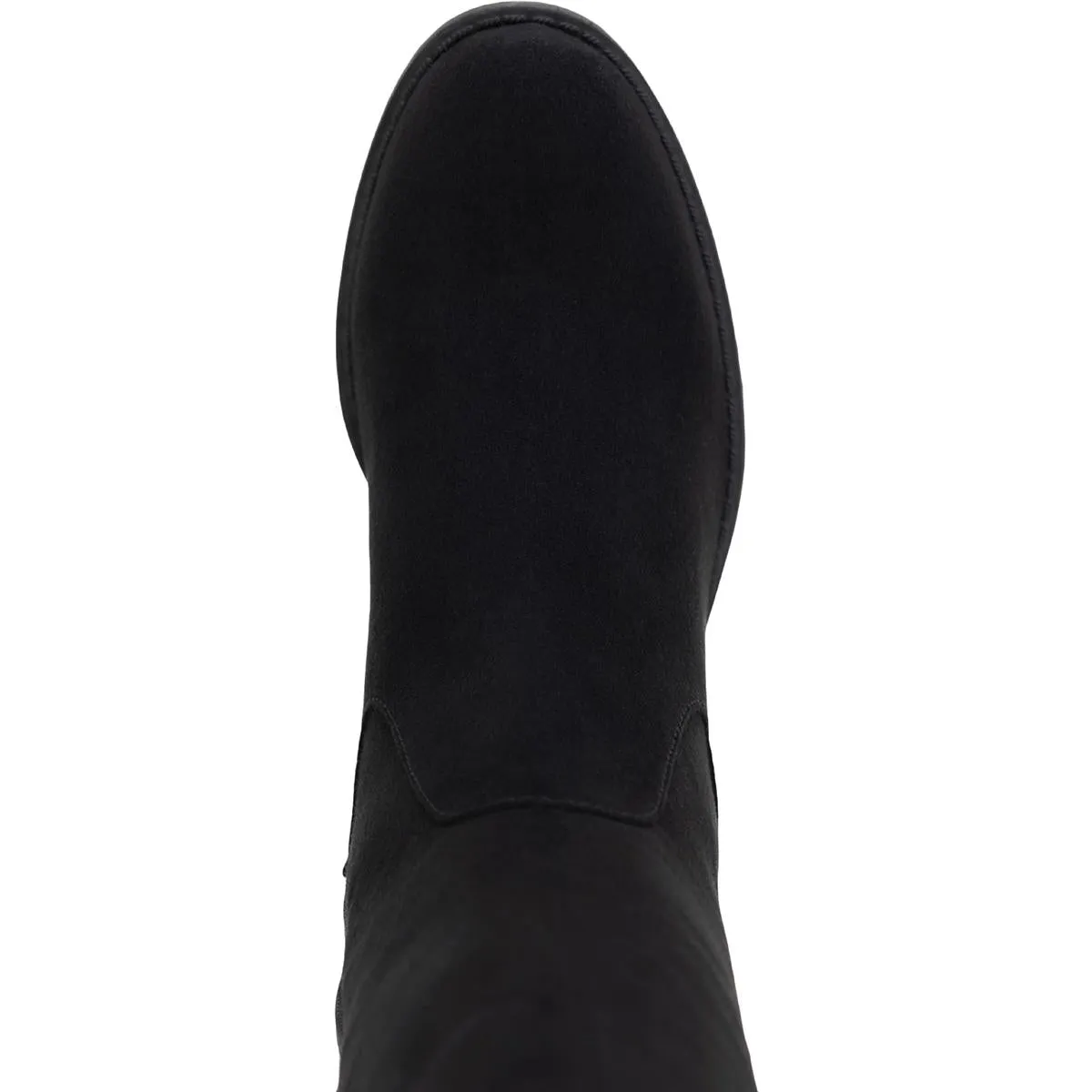 Allicce Womens Zipper Round Toe Over-The-Knee Boots