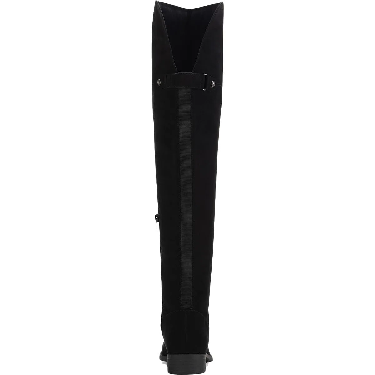 Allicce Womens Zipper Round Toe Over-The-Knee Boots