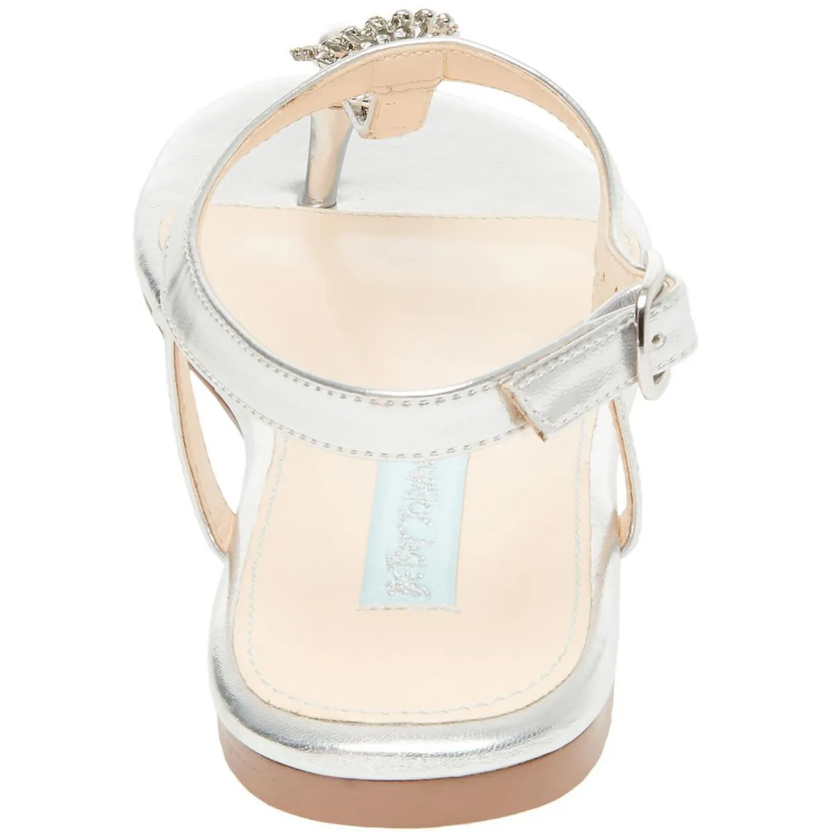 Alta Womens Embellished Metallic Ankle Strap