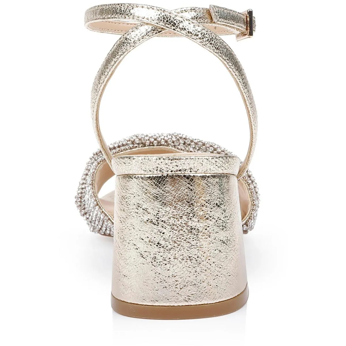 ANSLEY Womens Faux Leather Ankle Strap