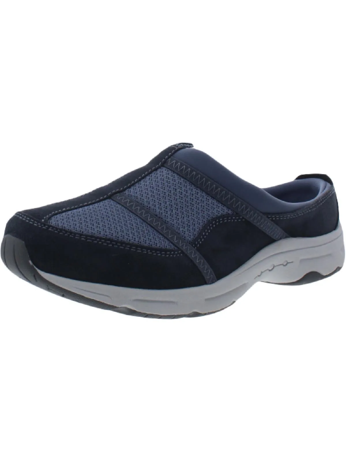 Argyle Womens Comfort Insole Slip On Mule Sneakers
