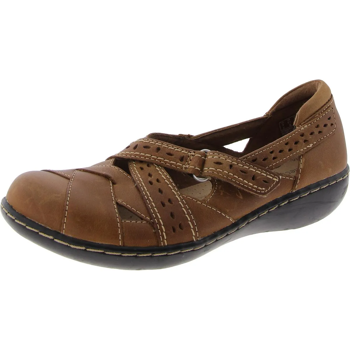 Ashland Spin Q Womens Leather Comfort Insole Flats