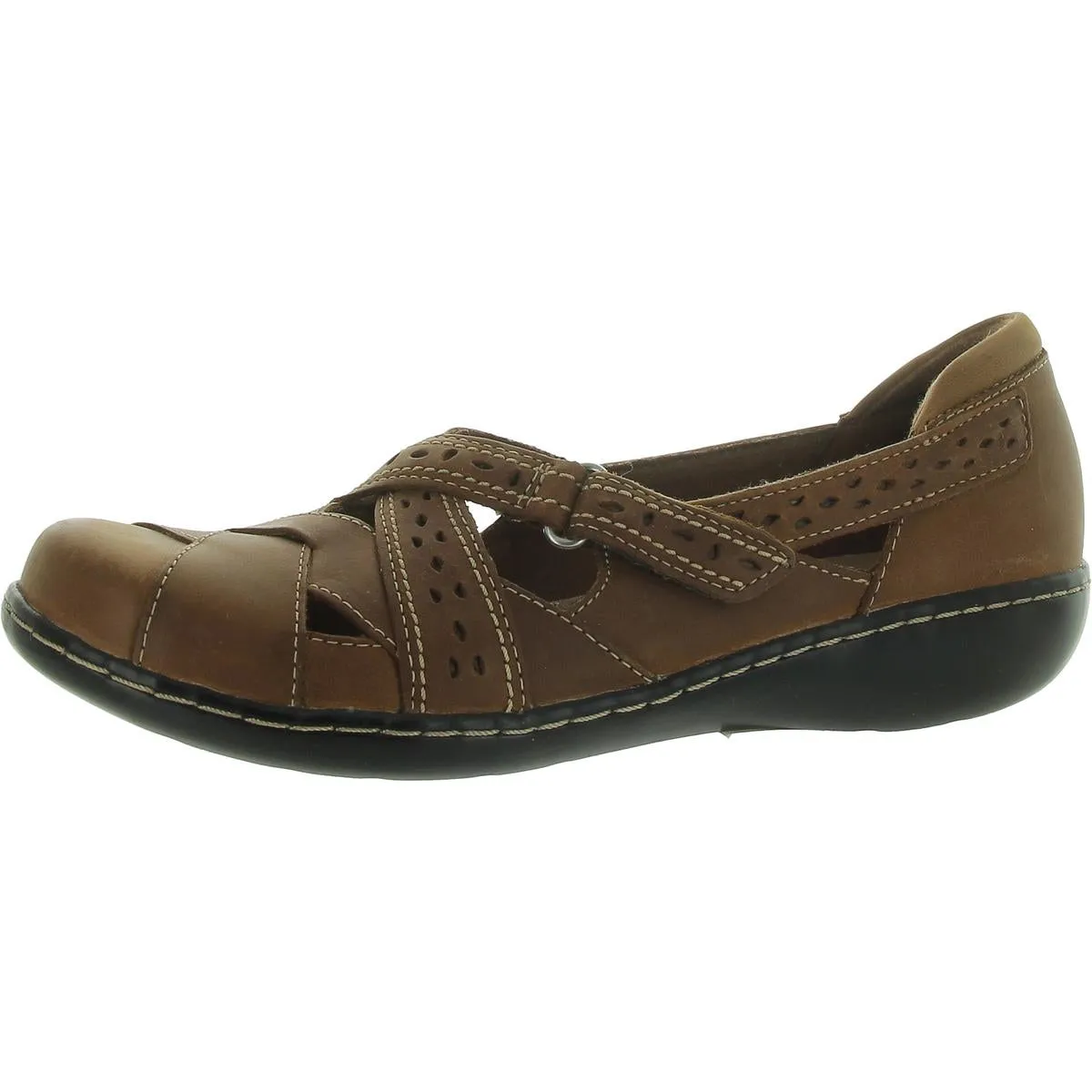 Ashland Spin Q Womens Leather Comfort Insole Flats
