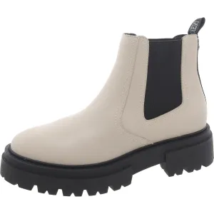 Astute Womens Leather Stretch Chelsea Boots