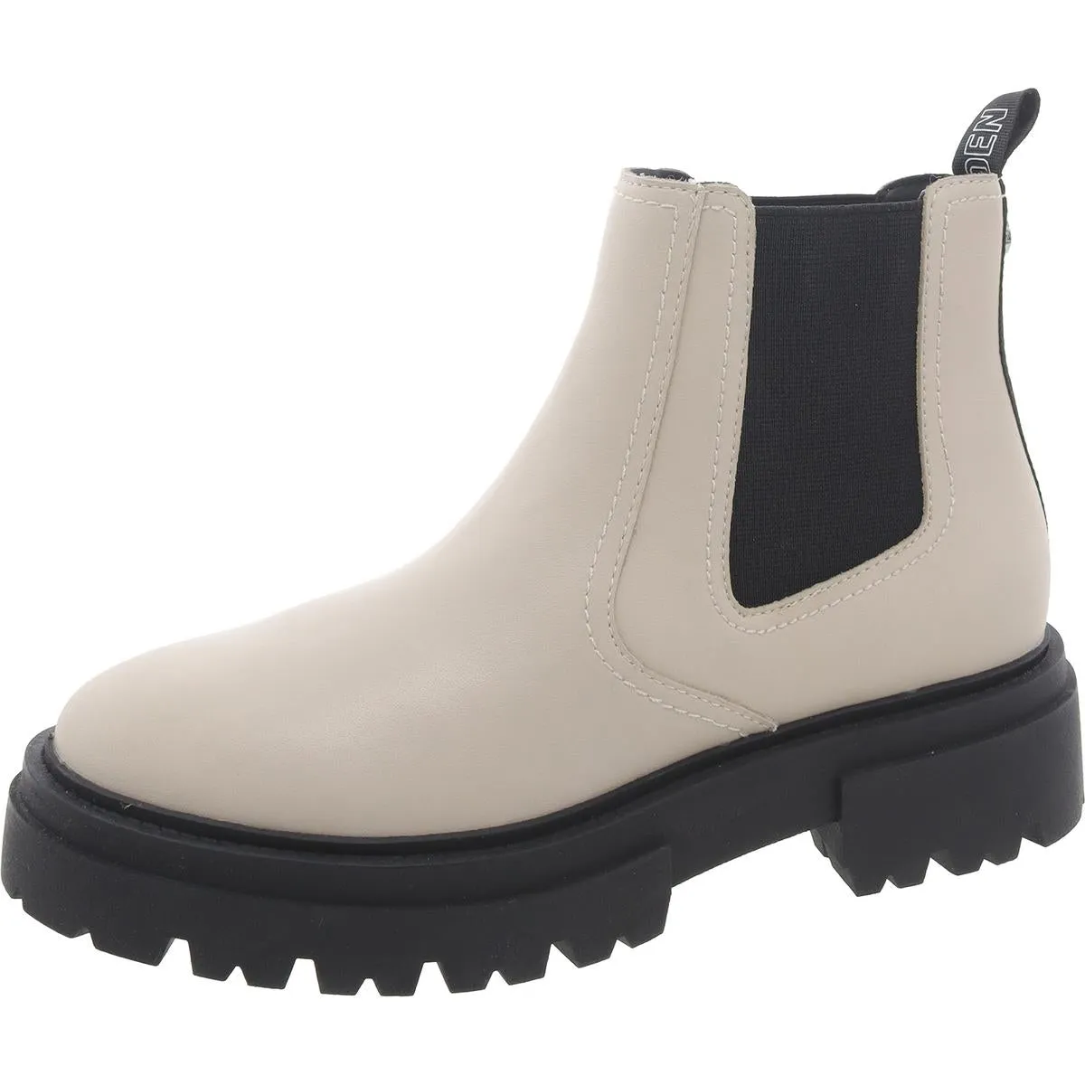 Astute Womens Leather Stretch Chelsea Boots