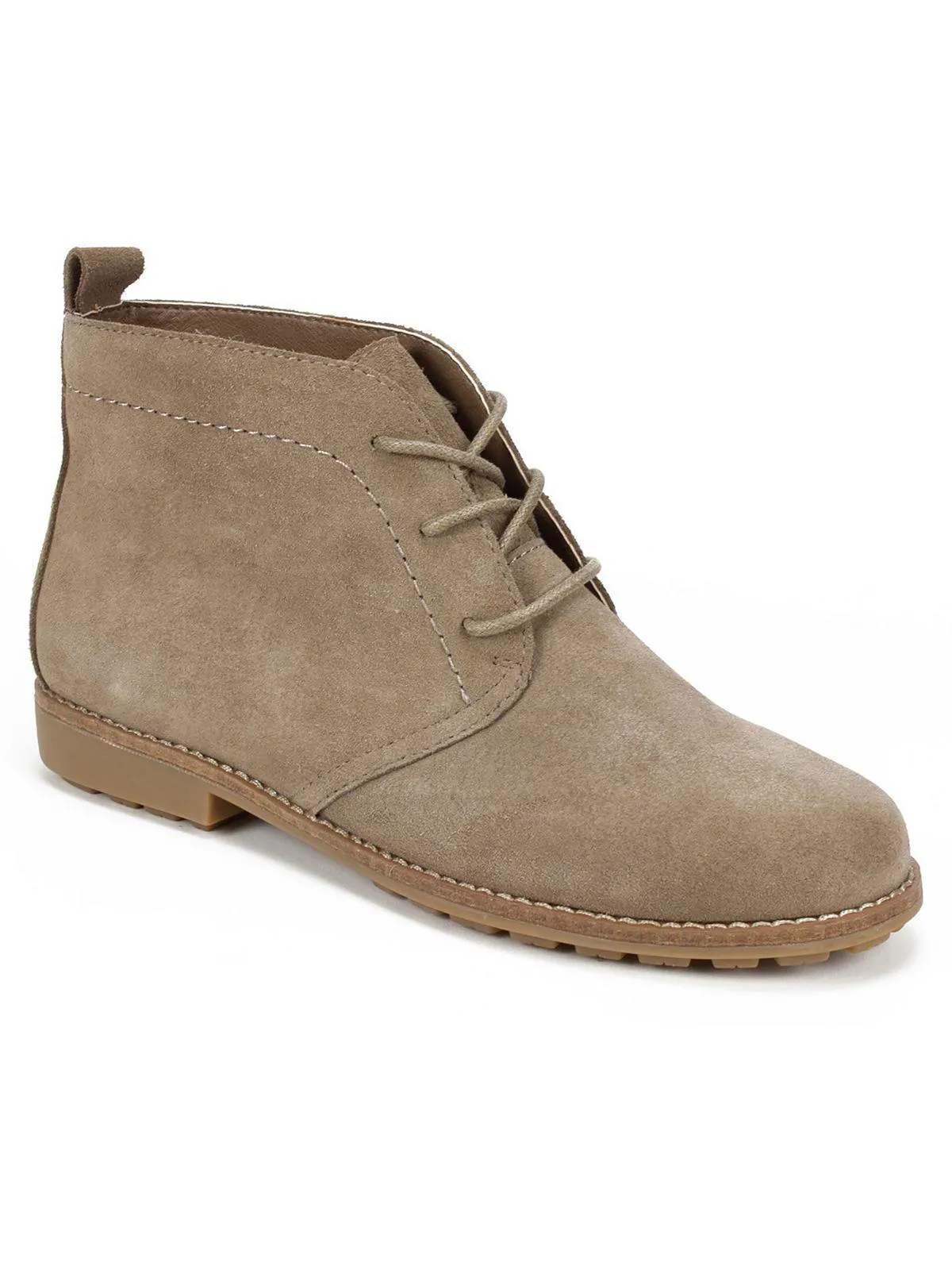 Auburn Womens Suede Lace Up Ankle Boots