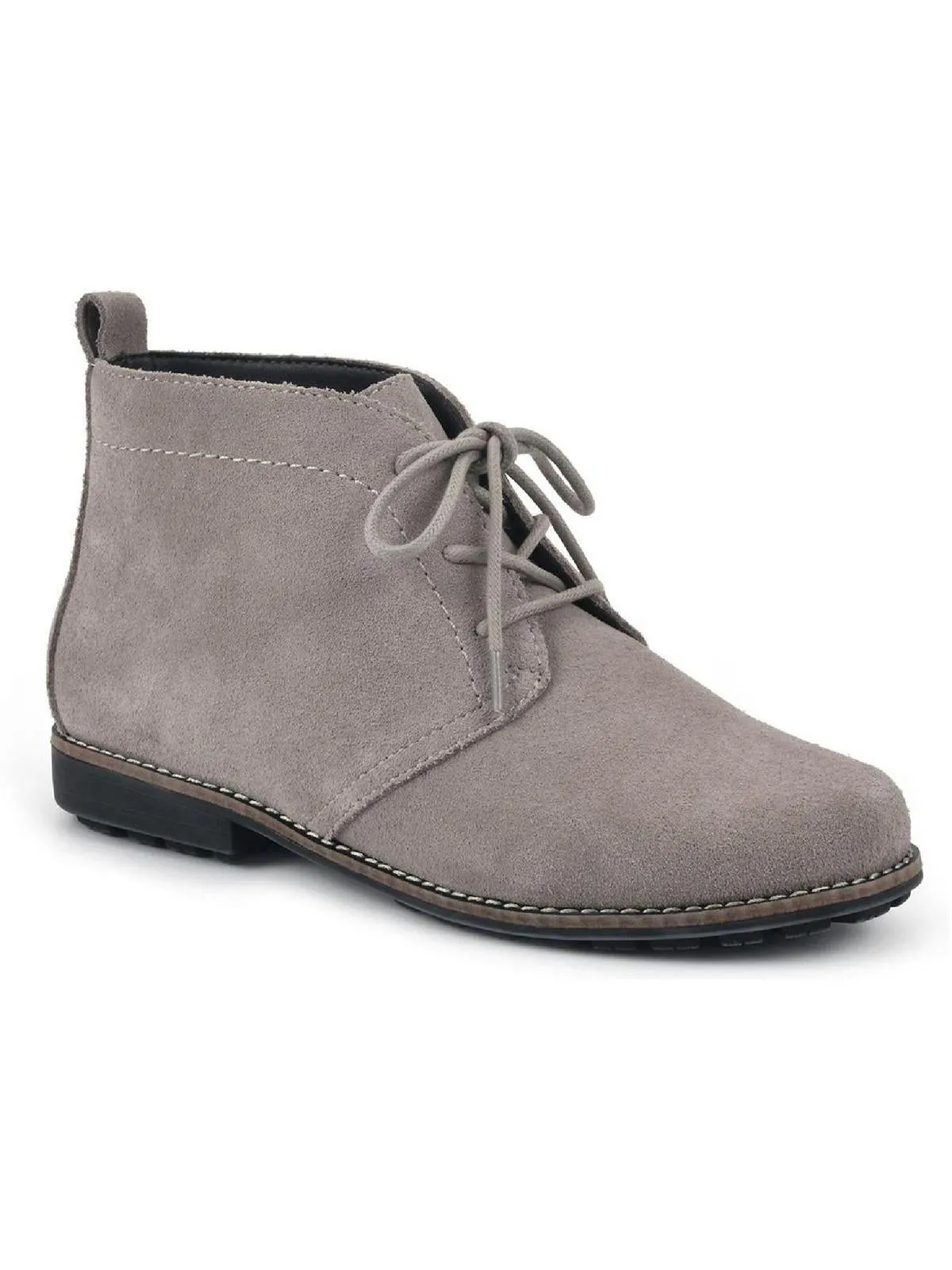 Auburn Womens Suede Lace Up Ankle Boots