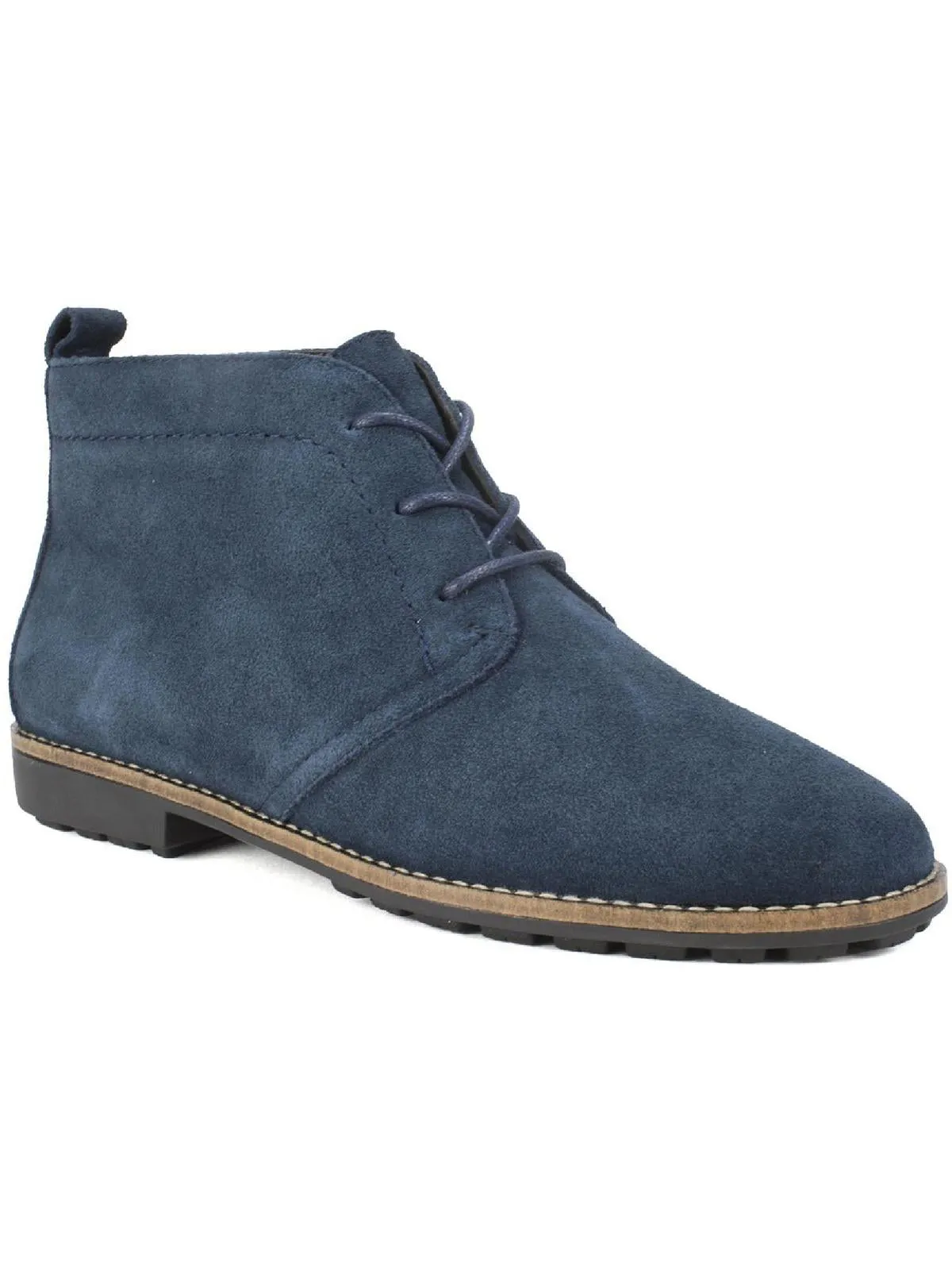 Auburn Womens Suede Lace Up Ankle Boots