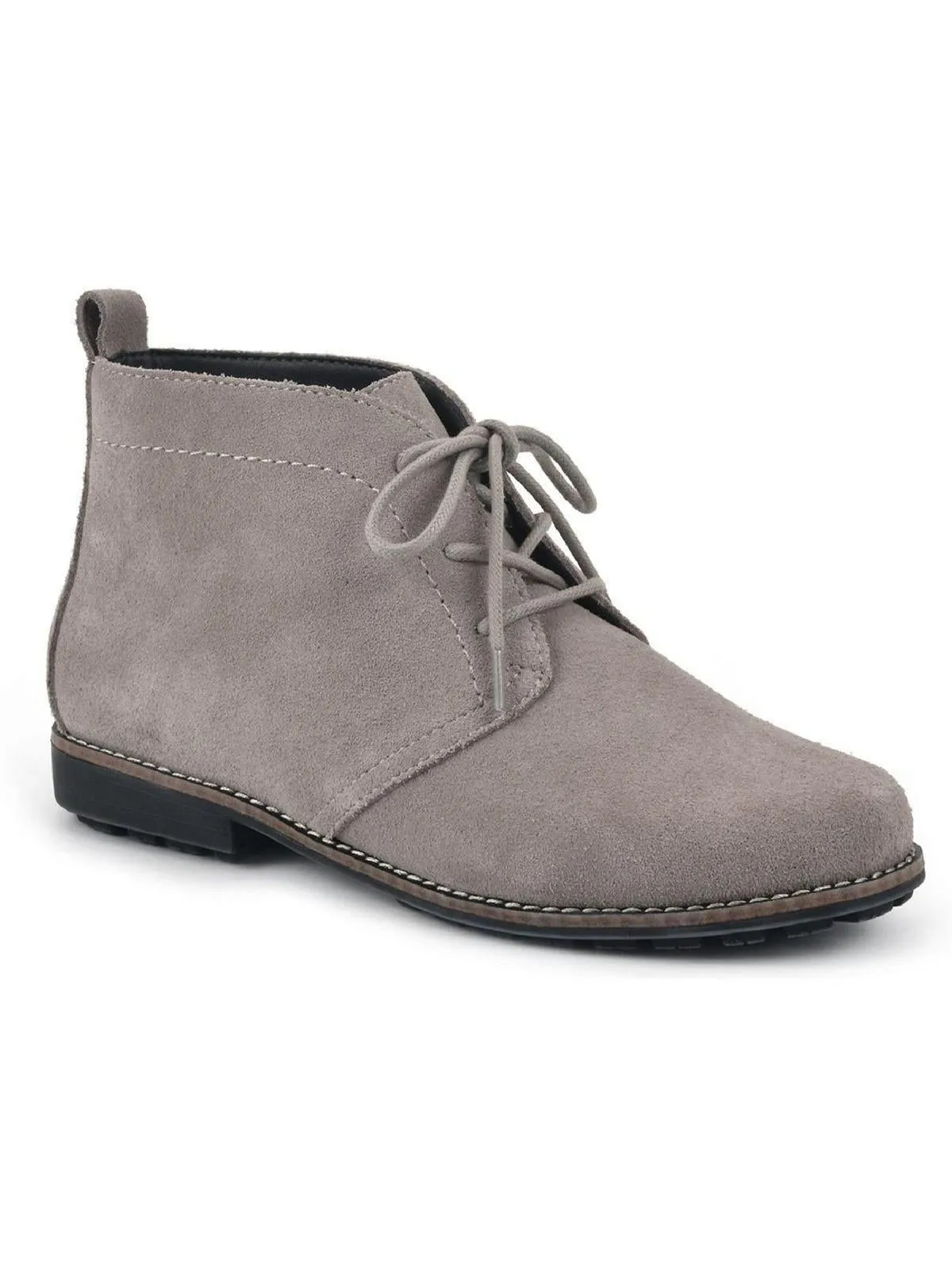 Auburn Womens Suede Lace Up Ankle Boots
