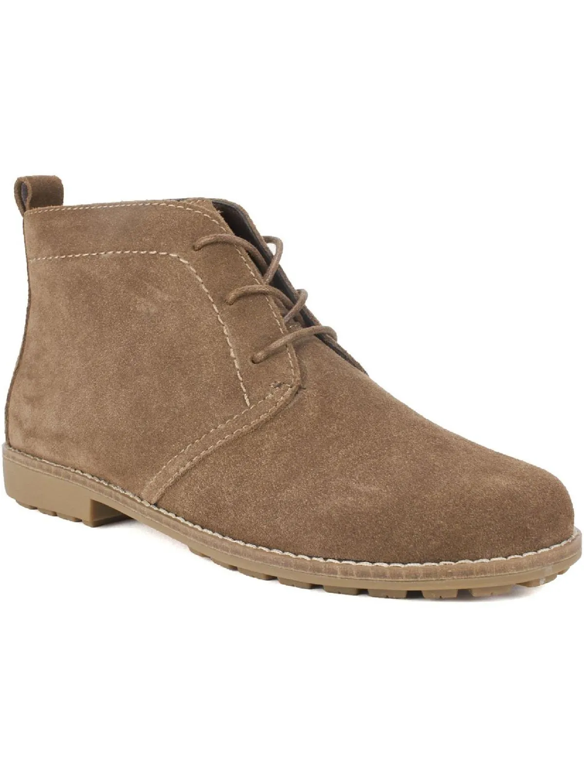 Auburn Womens Suede Lace Up Ankle Boots