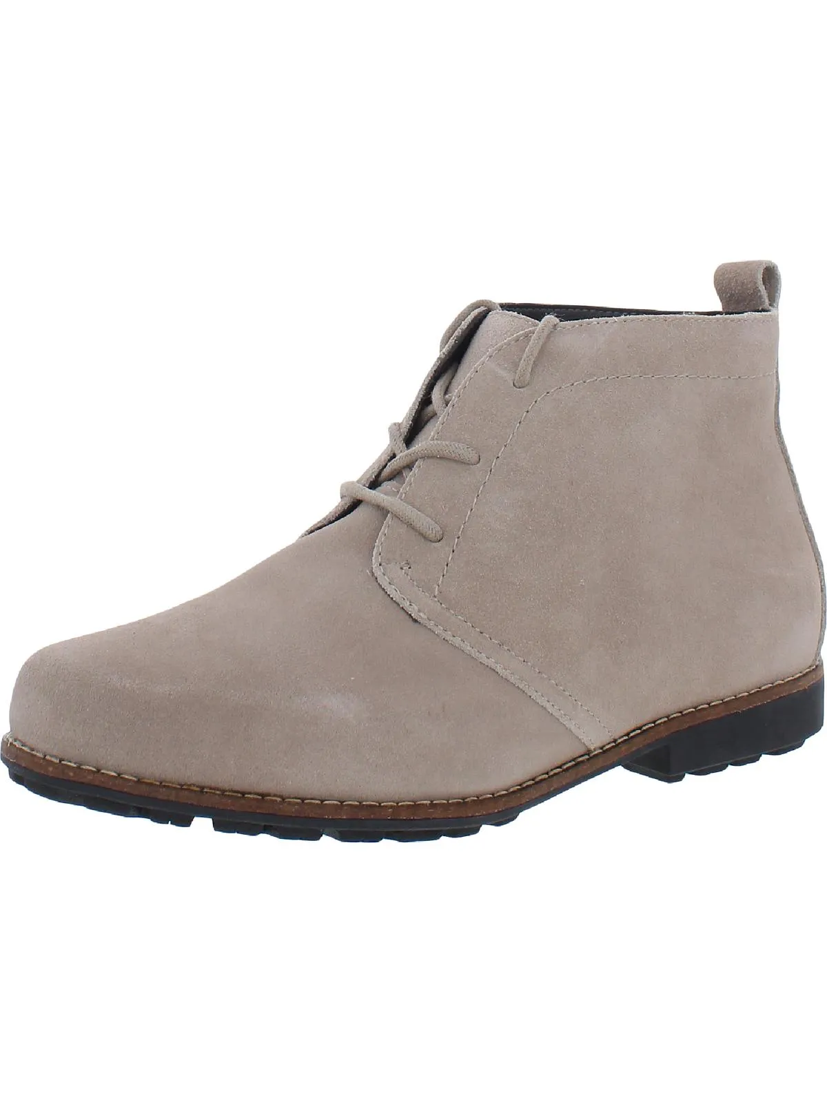 Auburn Womens Suede Lace Up Ankle Boots
