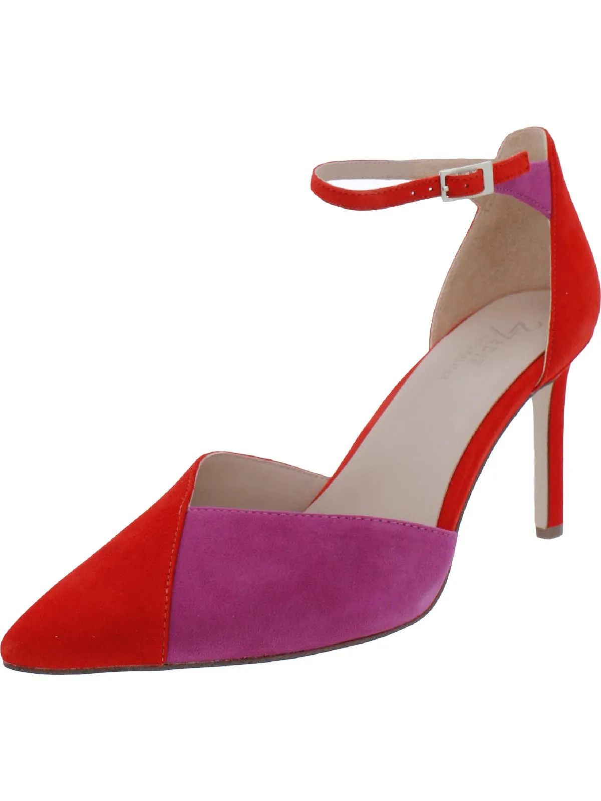 Ayla Womens Pointed Toe Ankle Strap