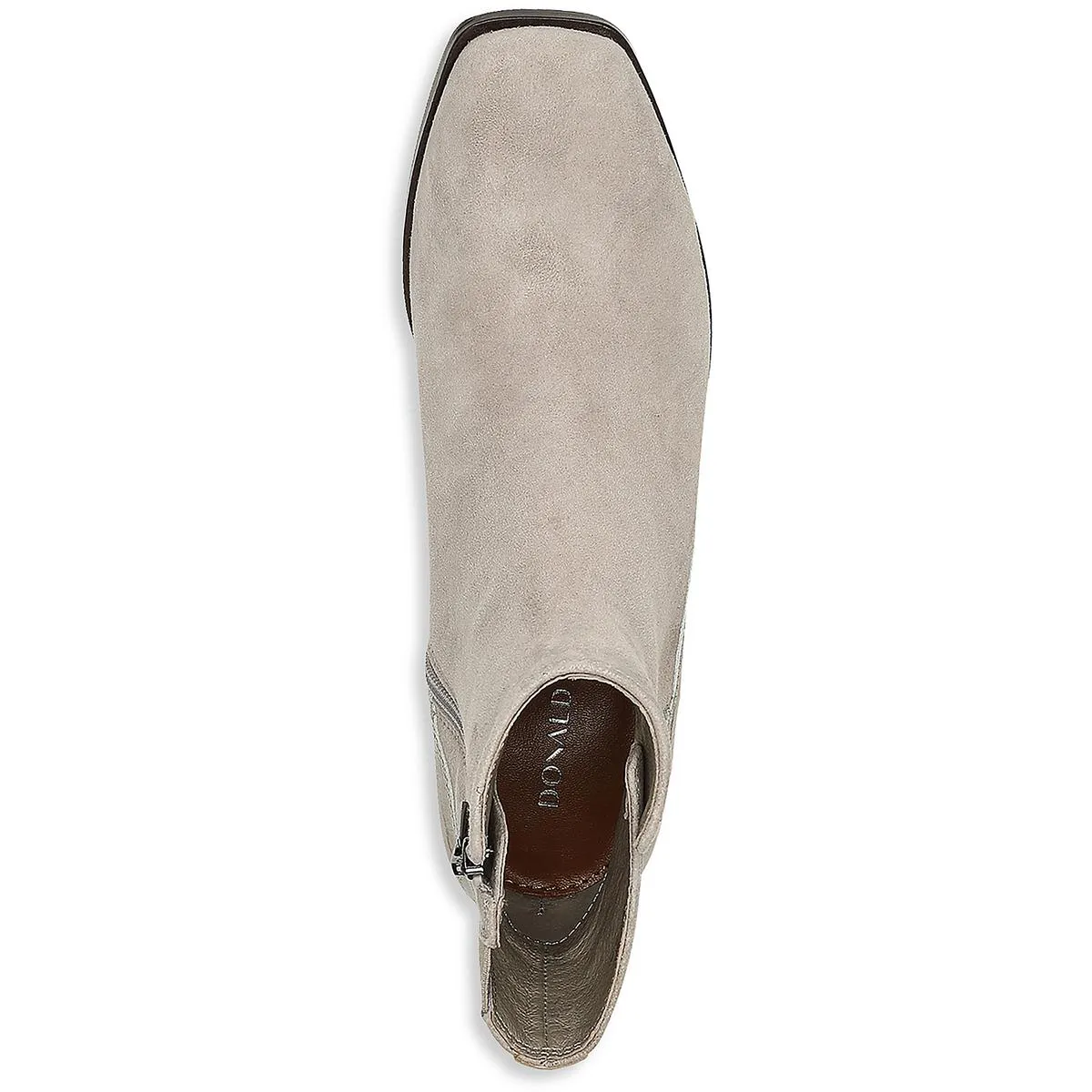 Azia Womens Suede Embossed Ankle Boots