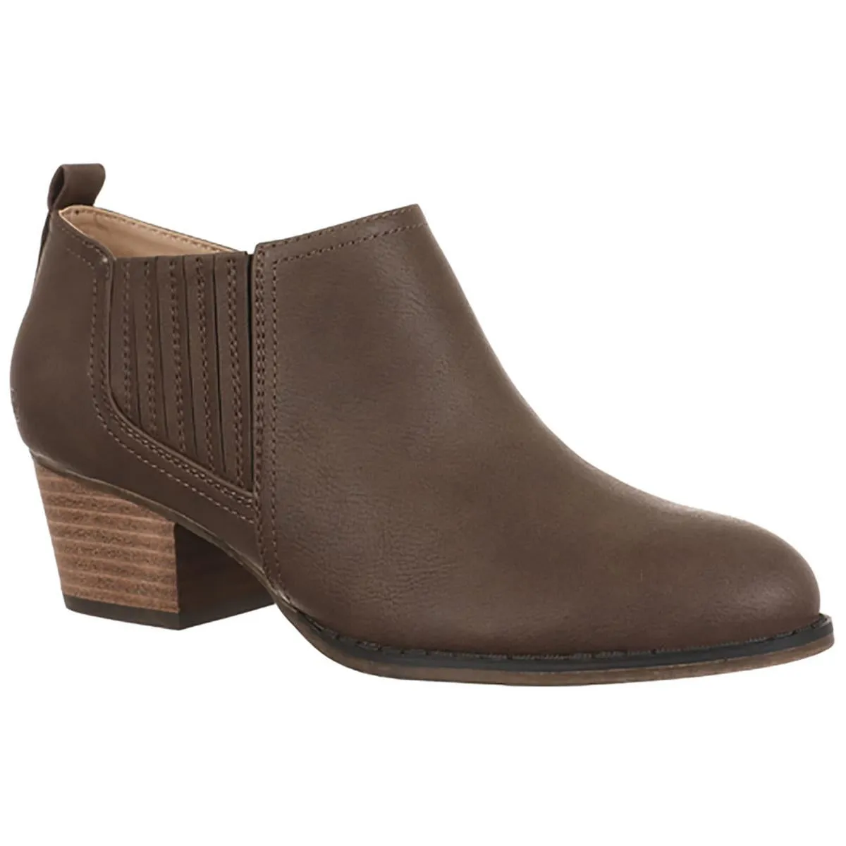 Babe  Womens Zipper Heels Ankle Boots