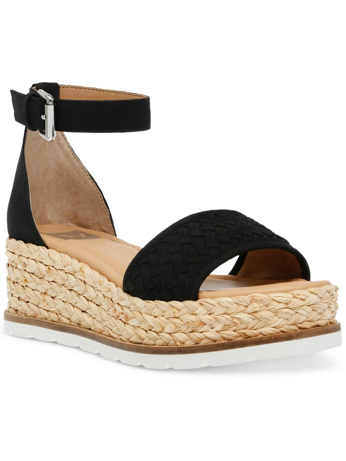 Baker Womens Ankle Strap Woven Espadrilles