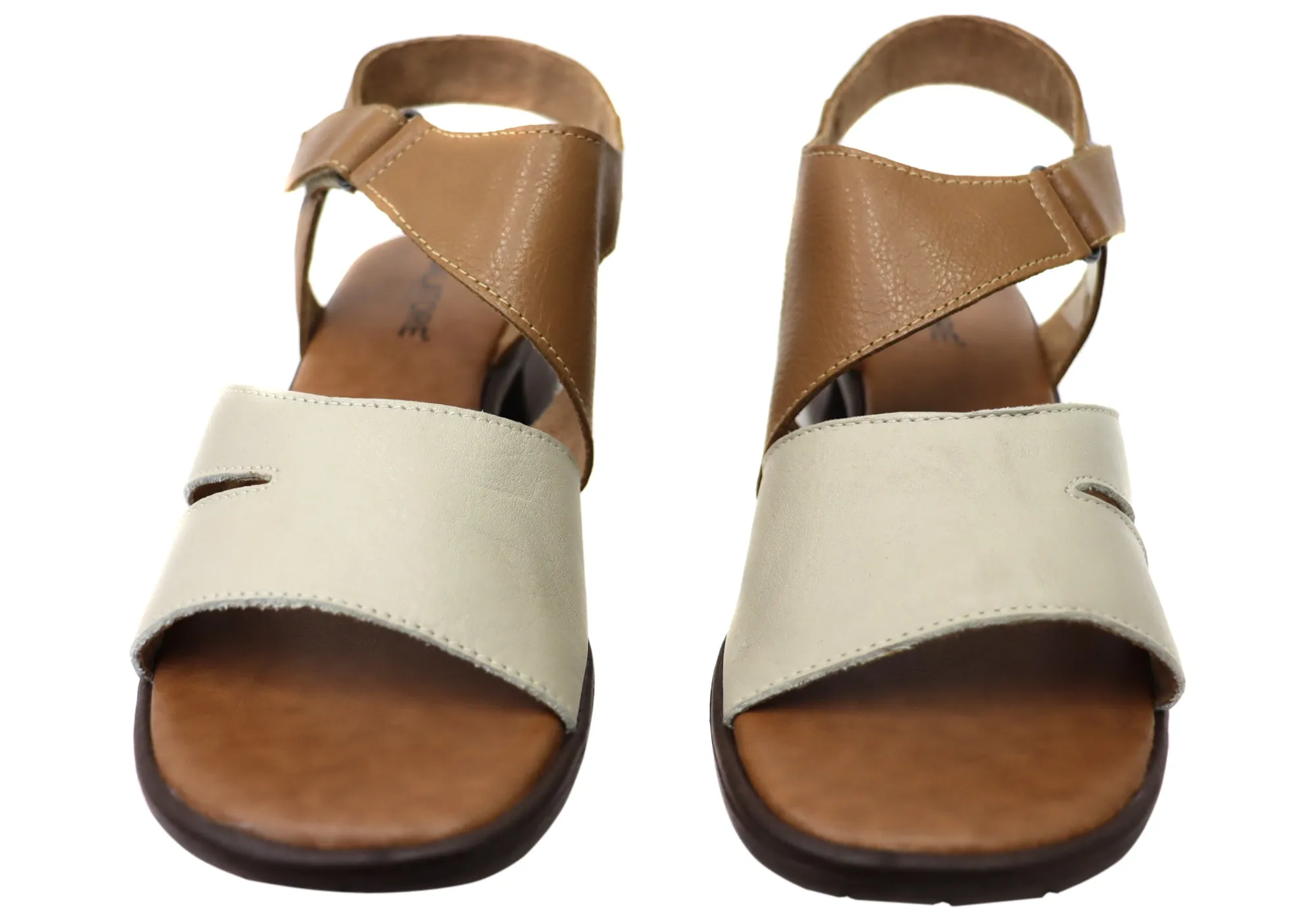 Balatore Josephine Womens Comfort Brazilian Leather Low Heel Sandals Balatore Shoes