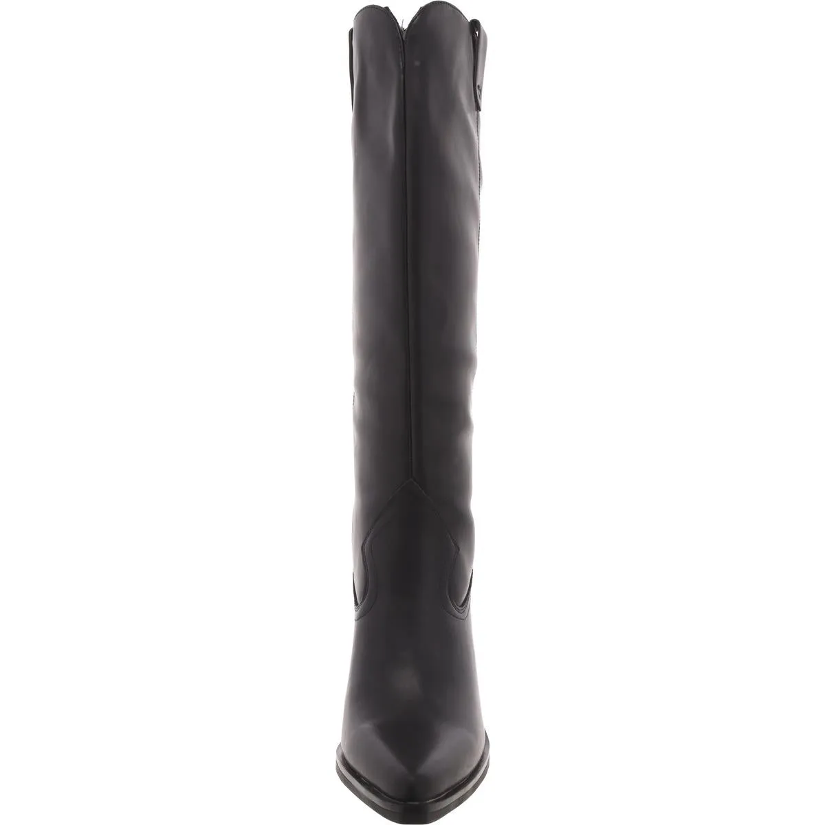 Baltimore Womens Faux Leather Pointed Toe Knee-High Boots