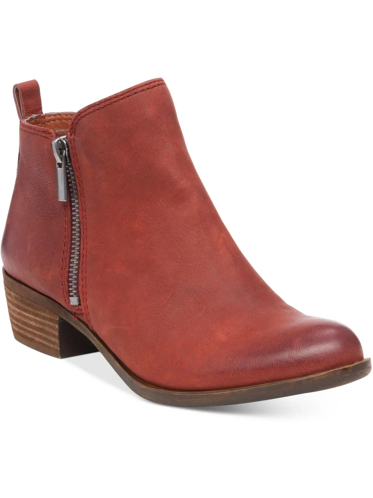 Basel Womens Textured Ankle Boots