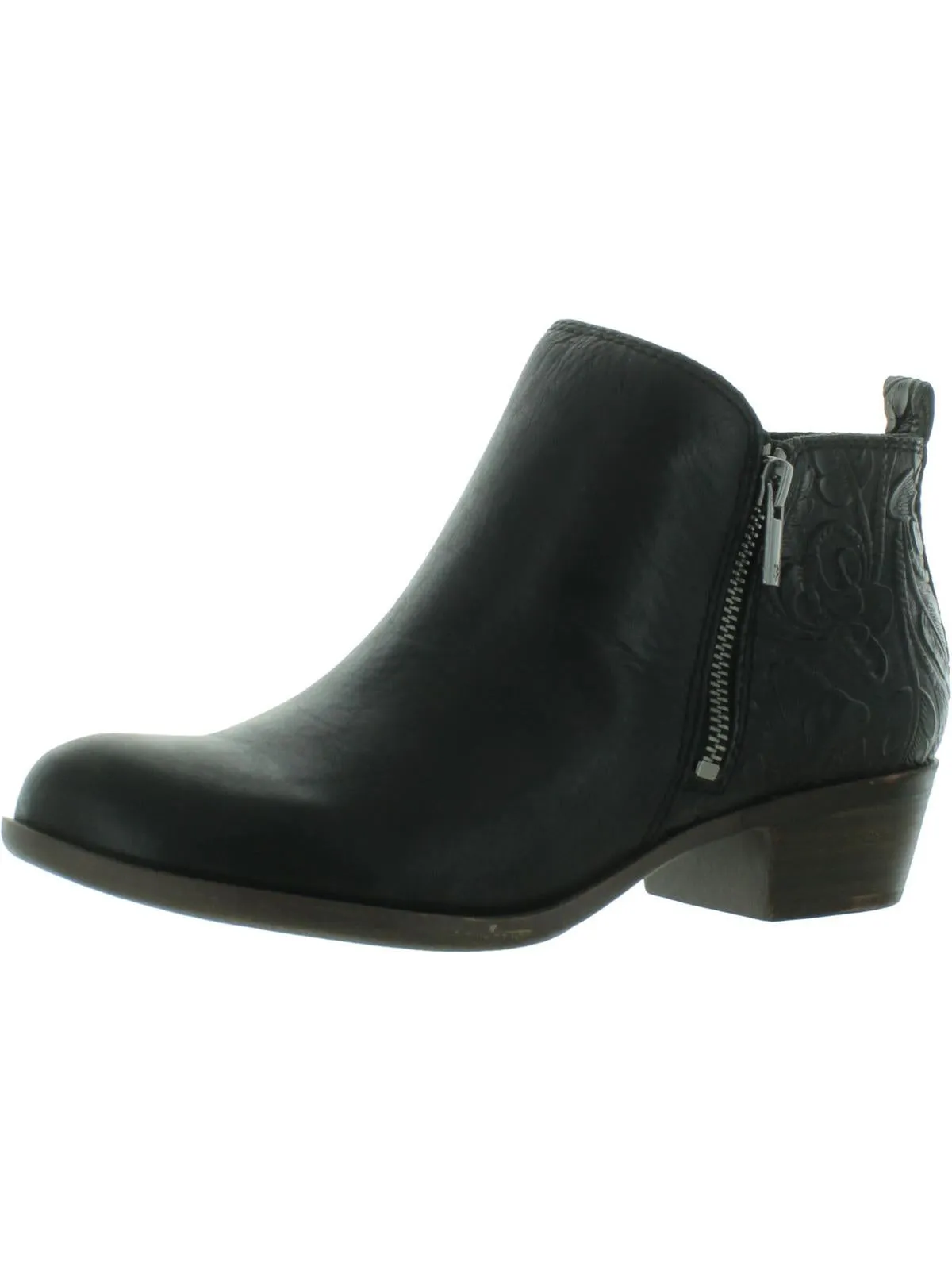 Basel Womens Textured Ankle Boots