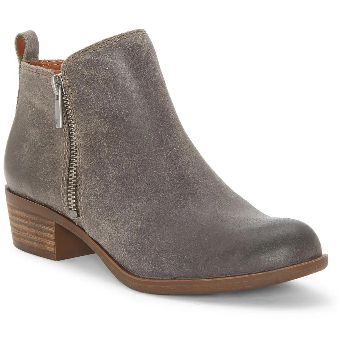 Basel Womens Textured Ankle Boots