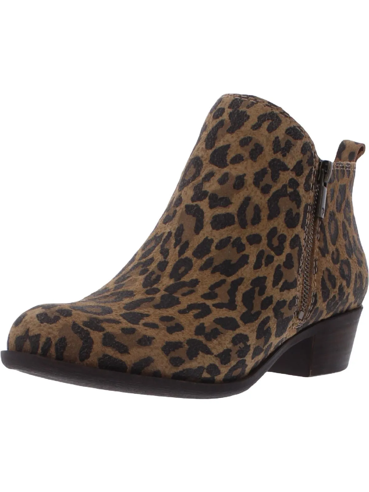 Basel Womens Textured Ankle Boots