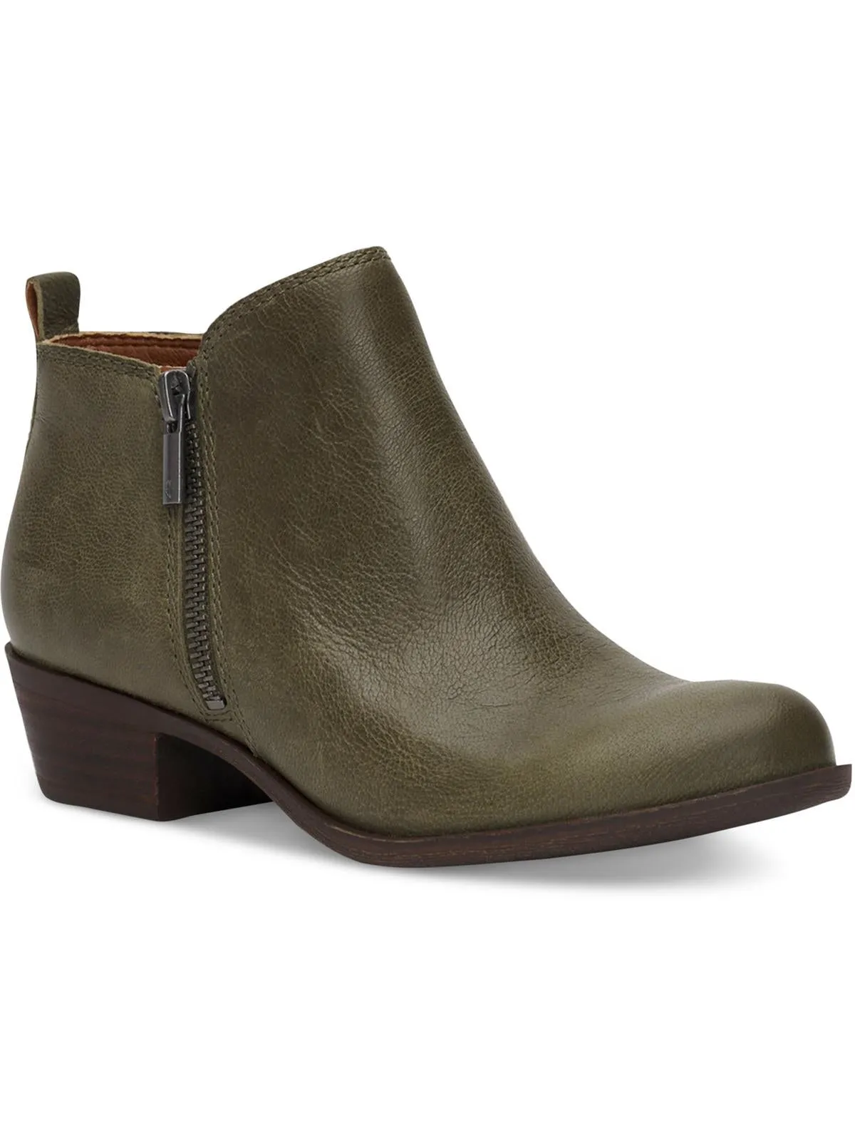 Basel Womens Textured Ankle Boots