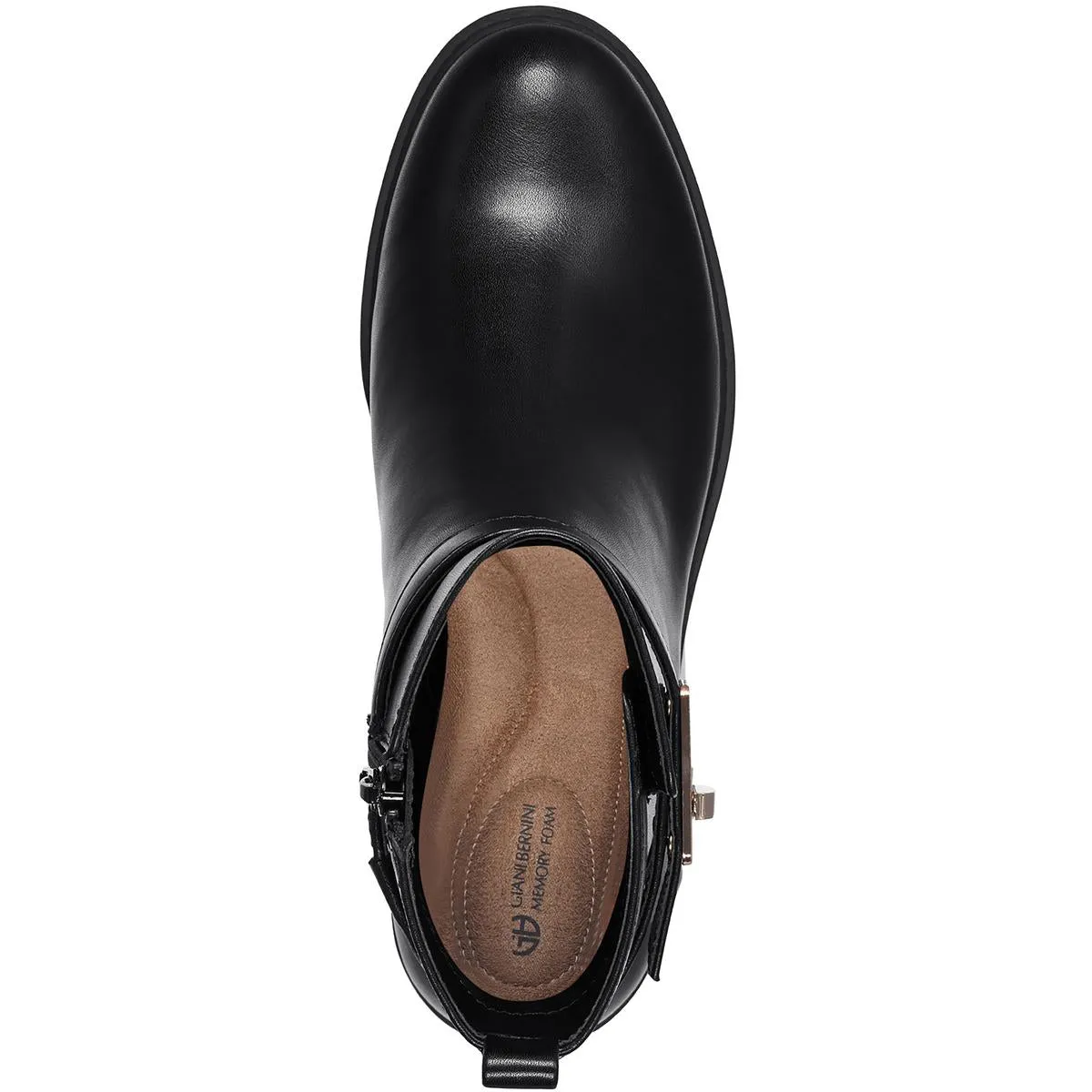 BECCAAP Womens Faux Leather Ankle Boots