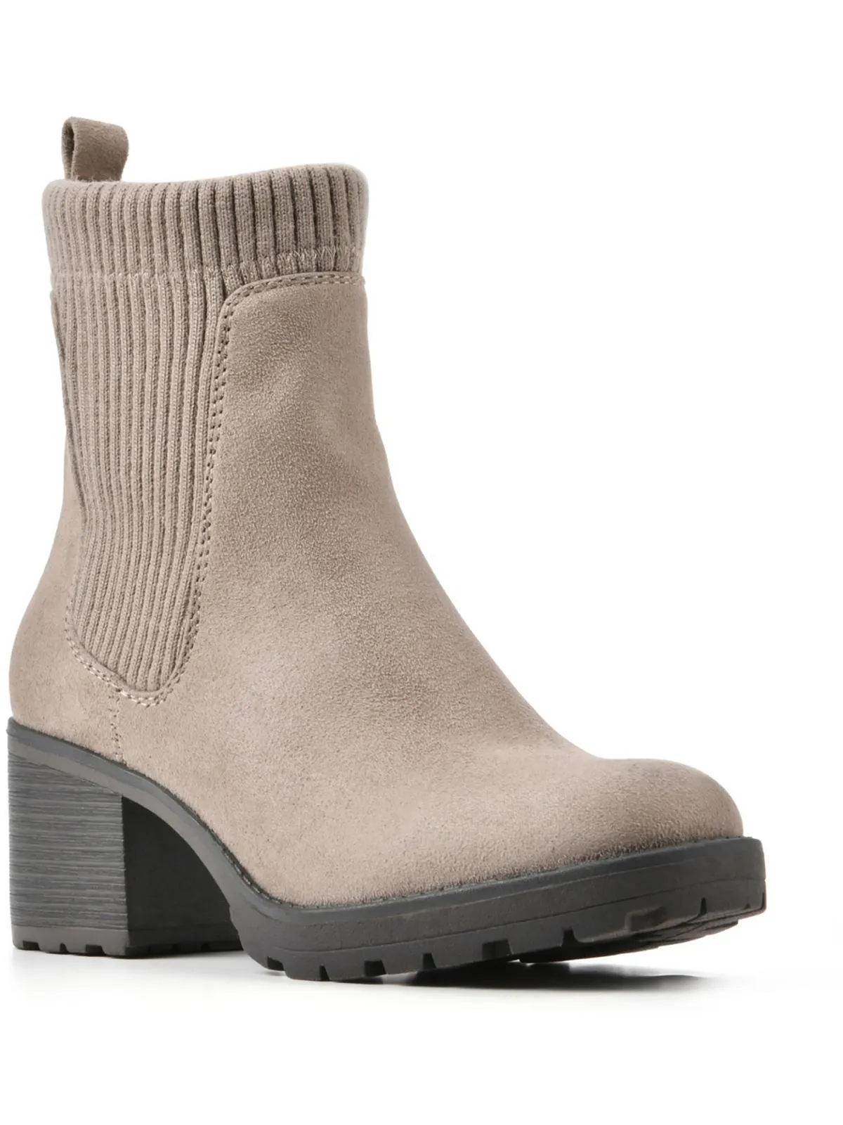 Benji Womens Comfort Insole Faux Suede Ankle Boots