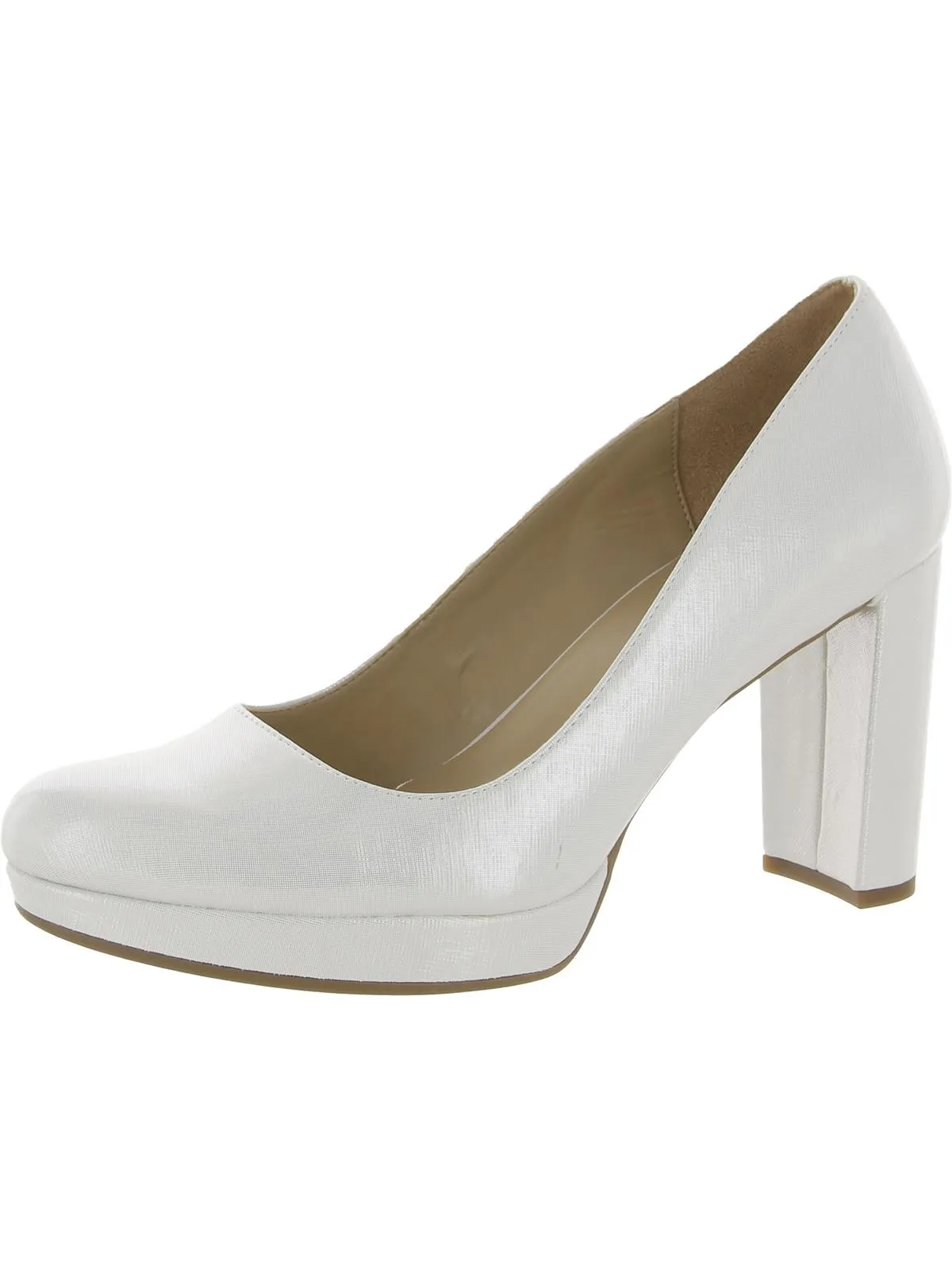 Berlin Womens Comfort Insole Slip On Platform Heels