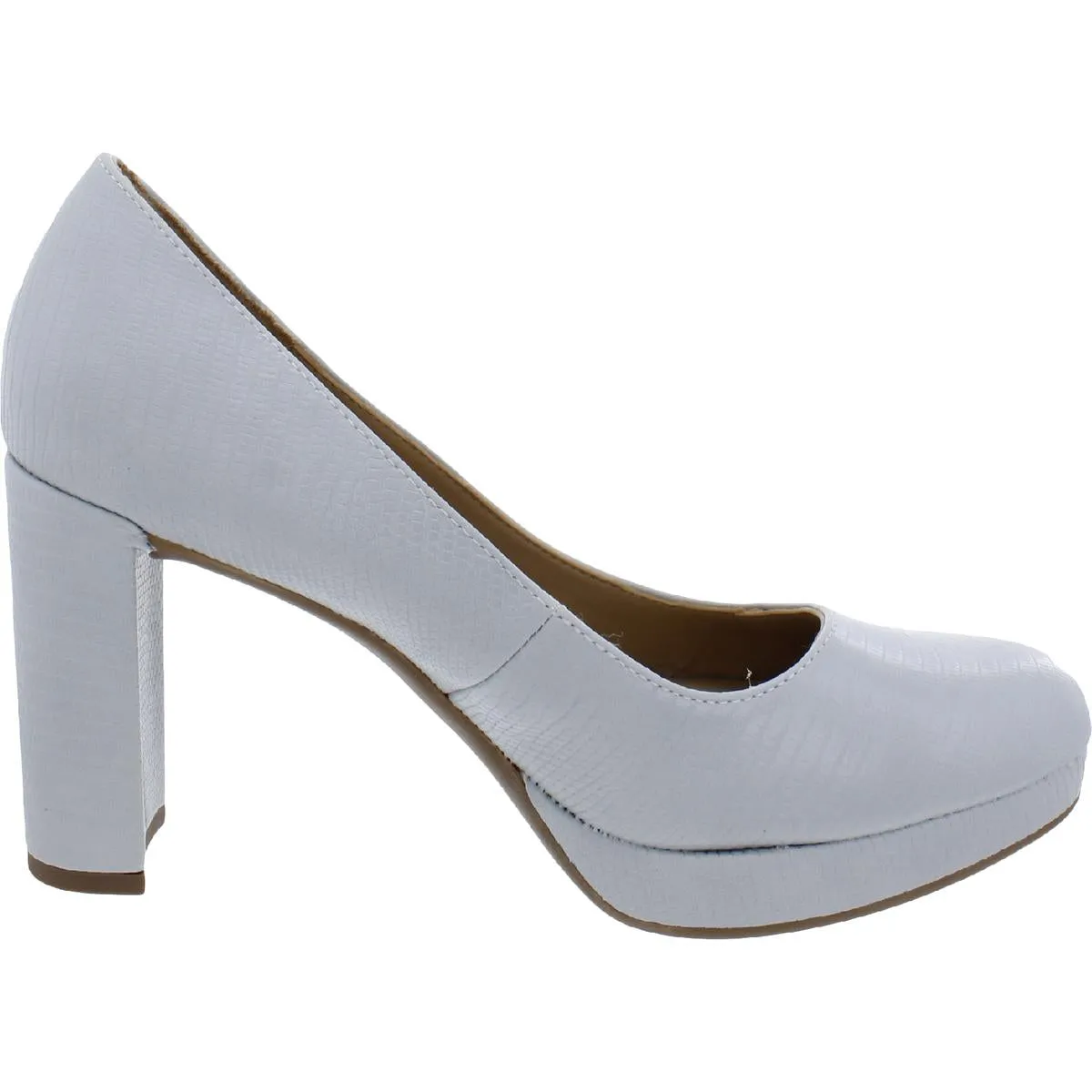 Berlin Womens Comfort Insole Slip On Platform Heels