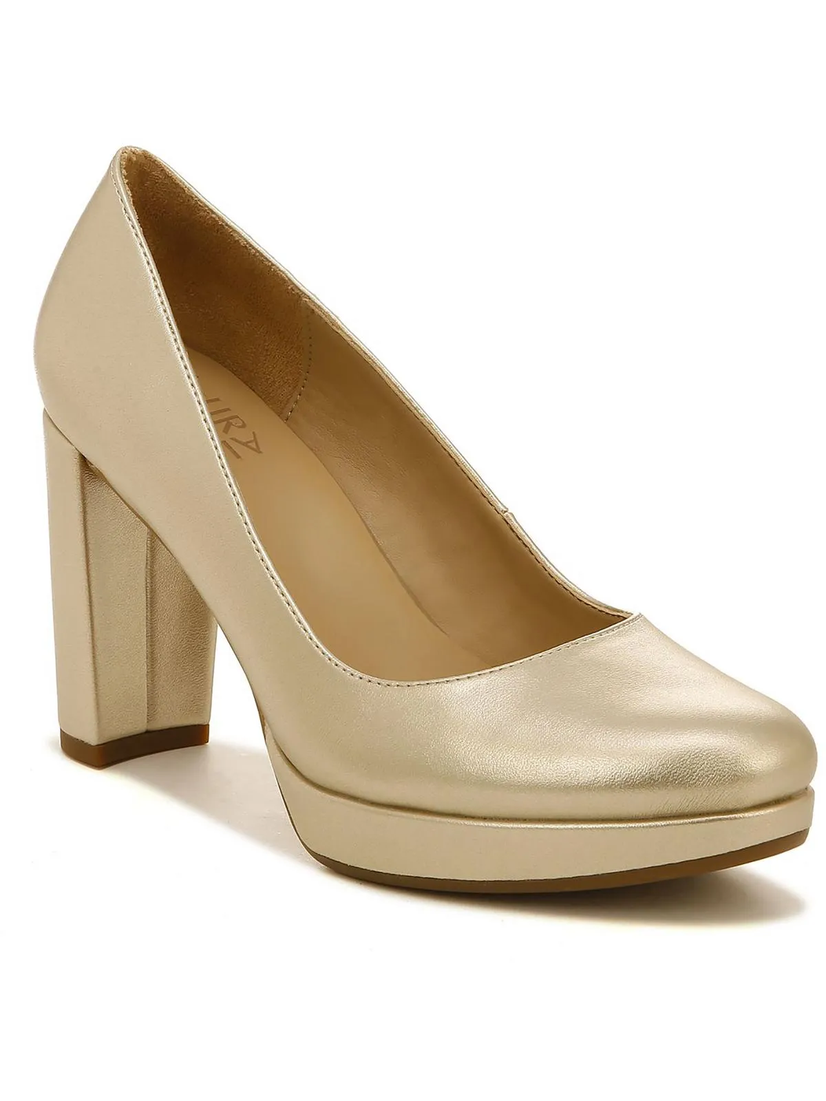 Berlin Womens Comfort Insole Slip On Platform Heels