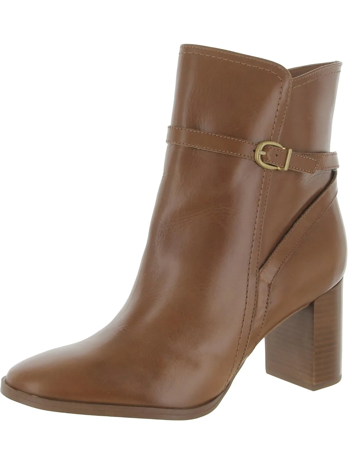 Bexley Womens Leather Heels Ankle Boots